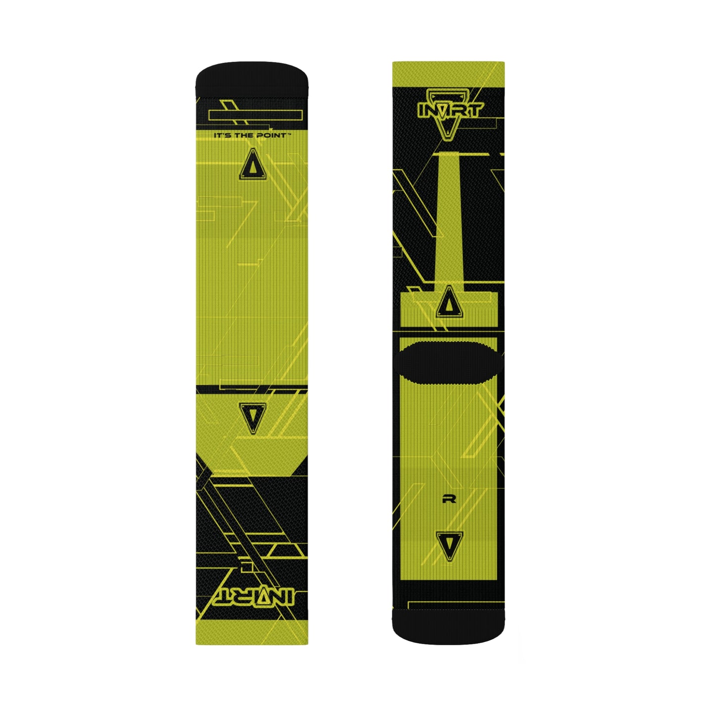 Cyber Plasma Yellow Socks