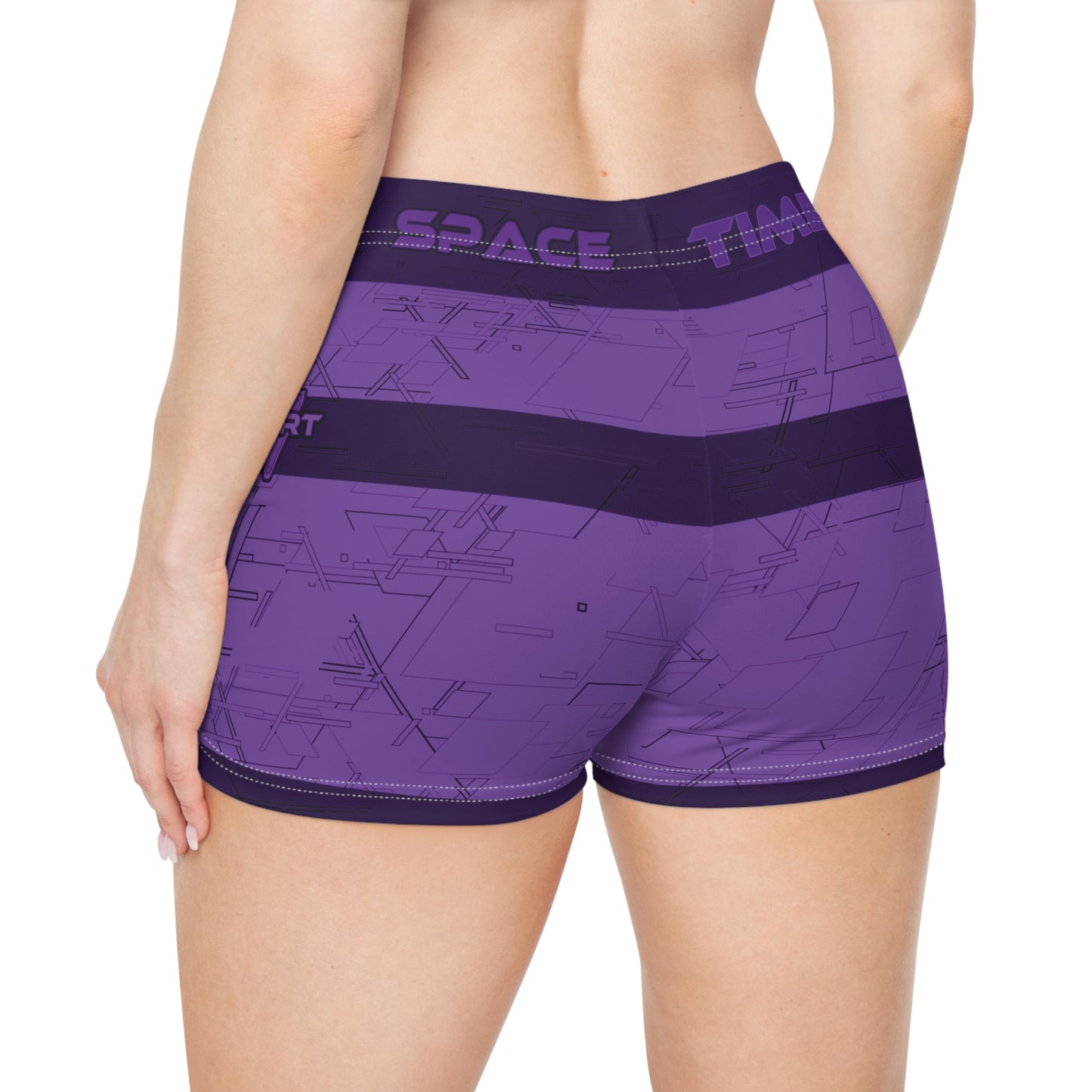 Cyber Purple Fitness Shorts