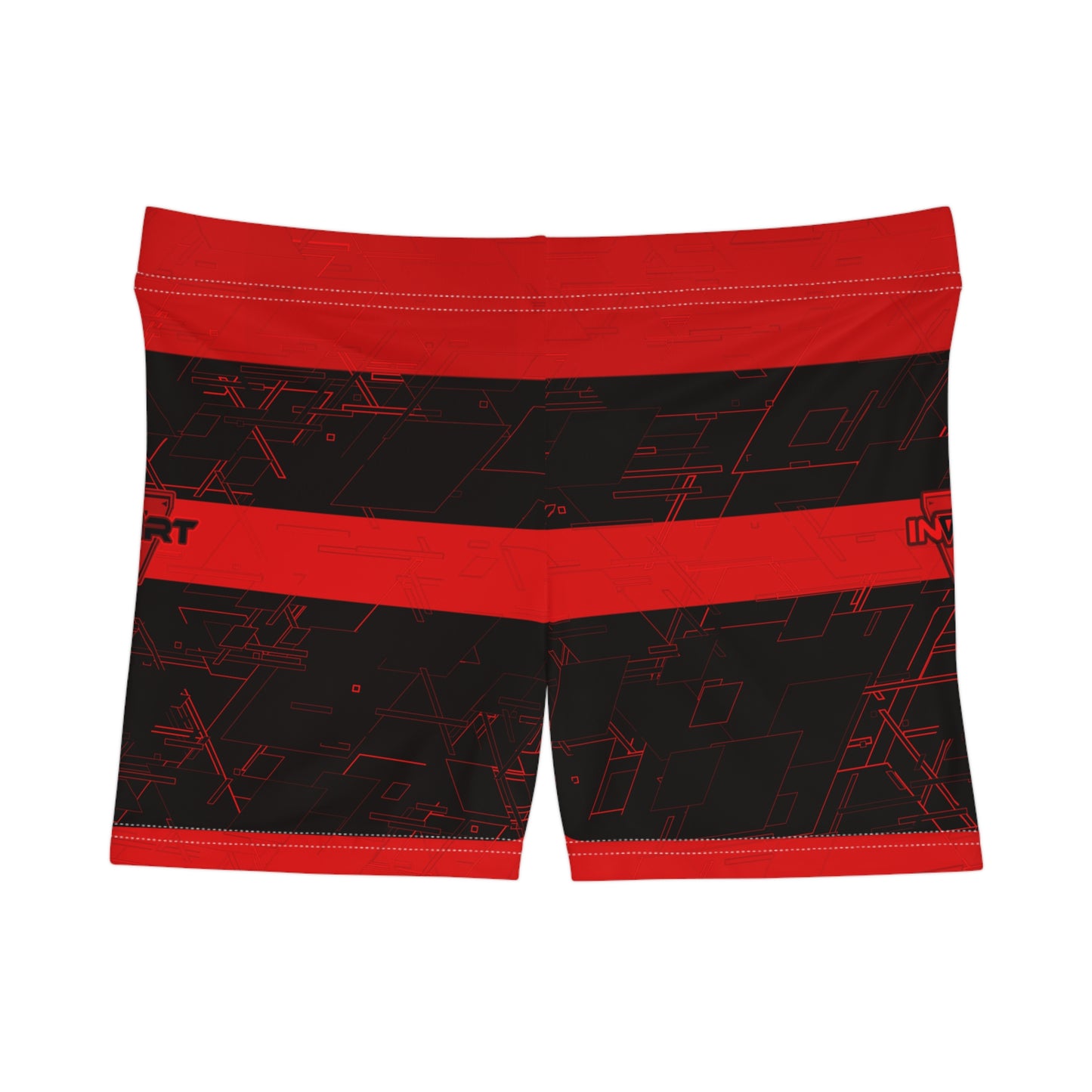 Cyber Red Fitness Shorts V2