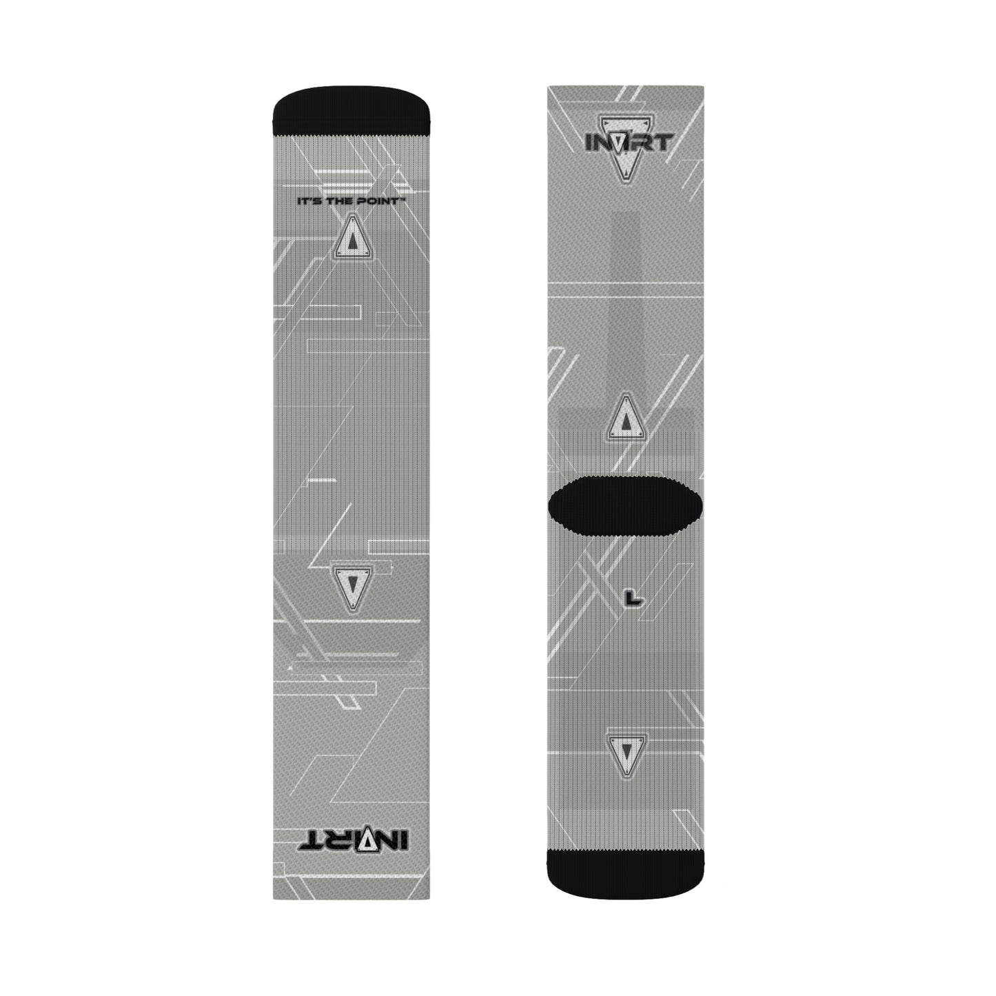 Cyber Neutral Grey Socks