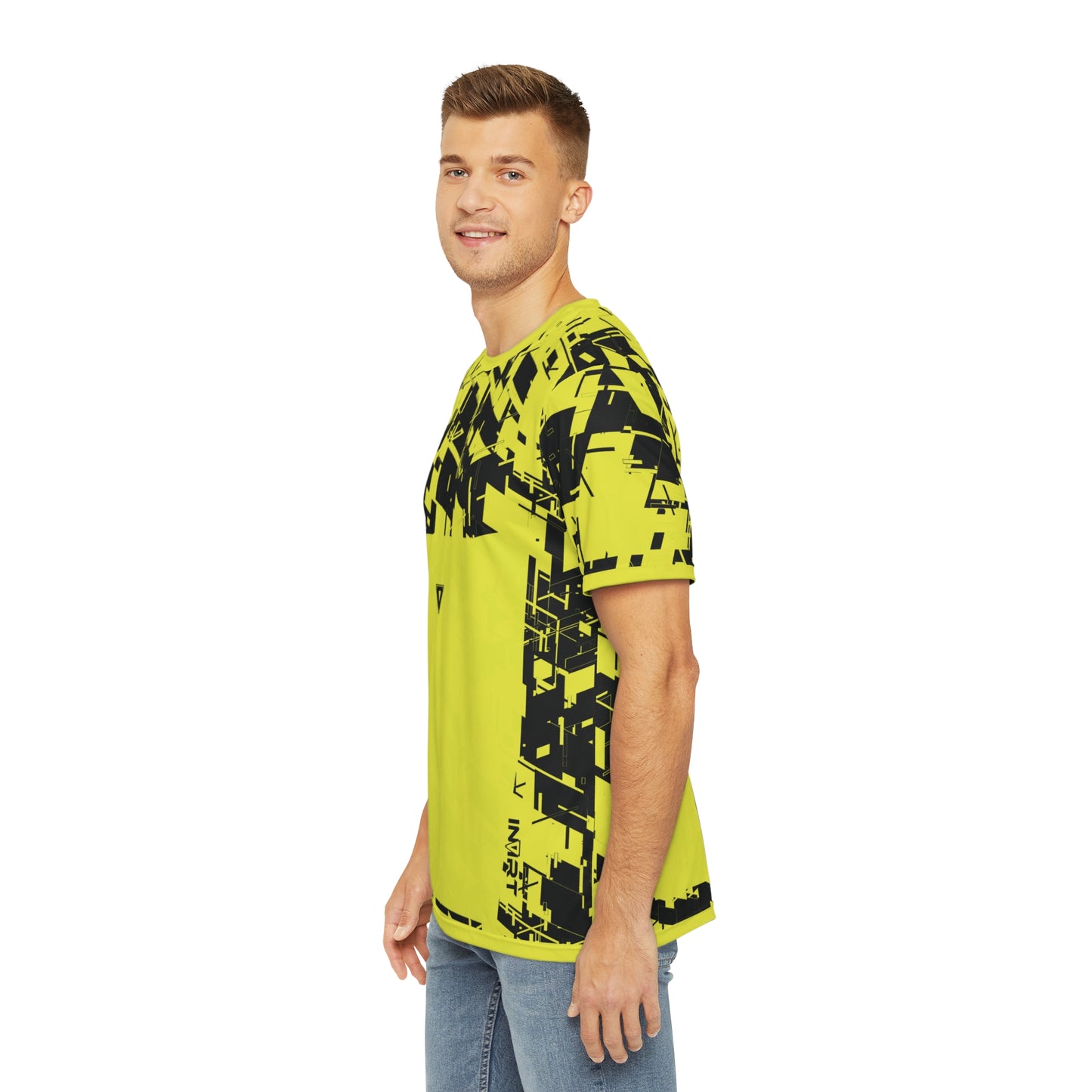 Men's Cyber Line Yellow-Plasma T Shirt