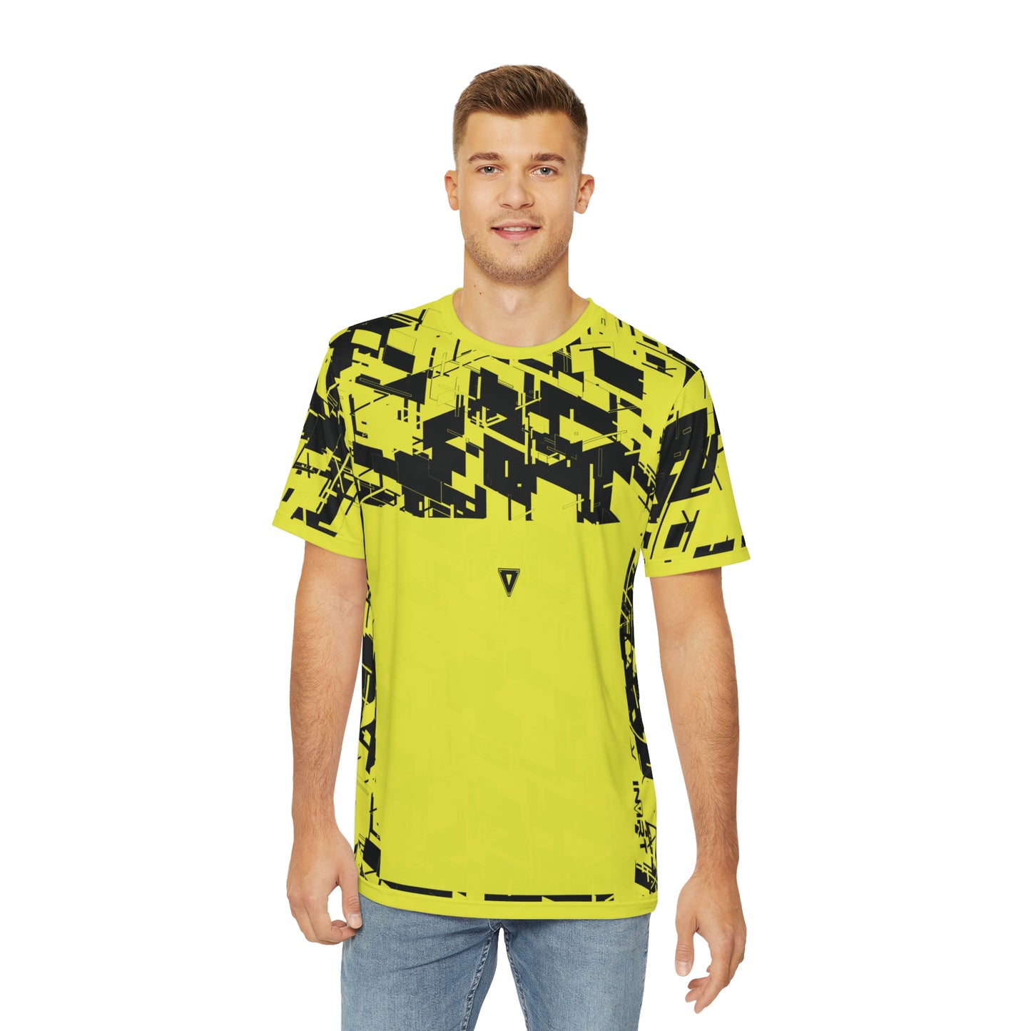 Men's Cyber Line Yellow-Plasma T Shirt