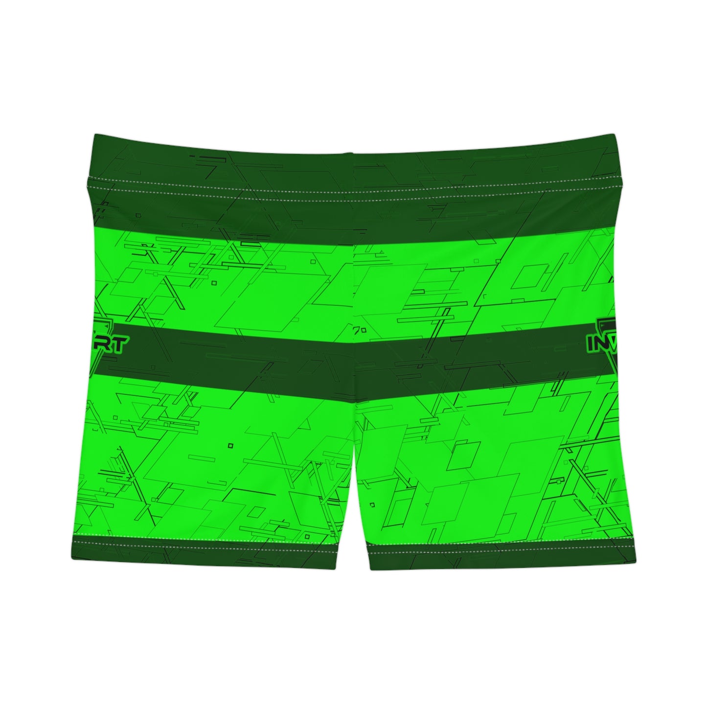 Cyber Green Fitness Shorts