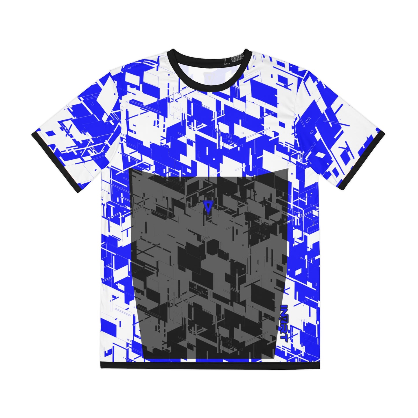 Men's Cyber Blue Line T Shirt V3