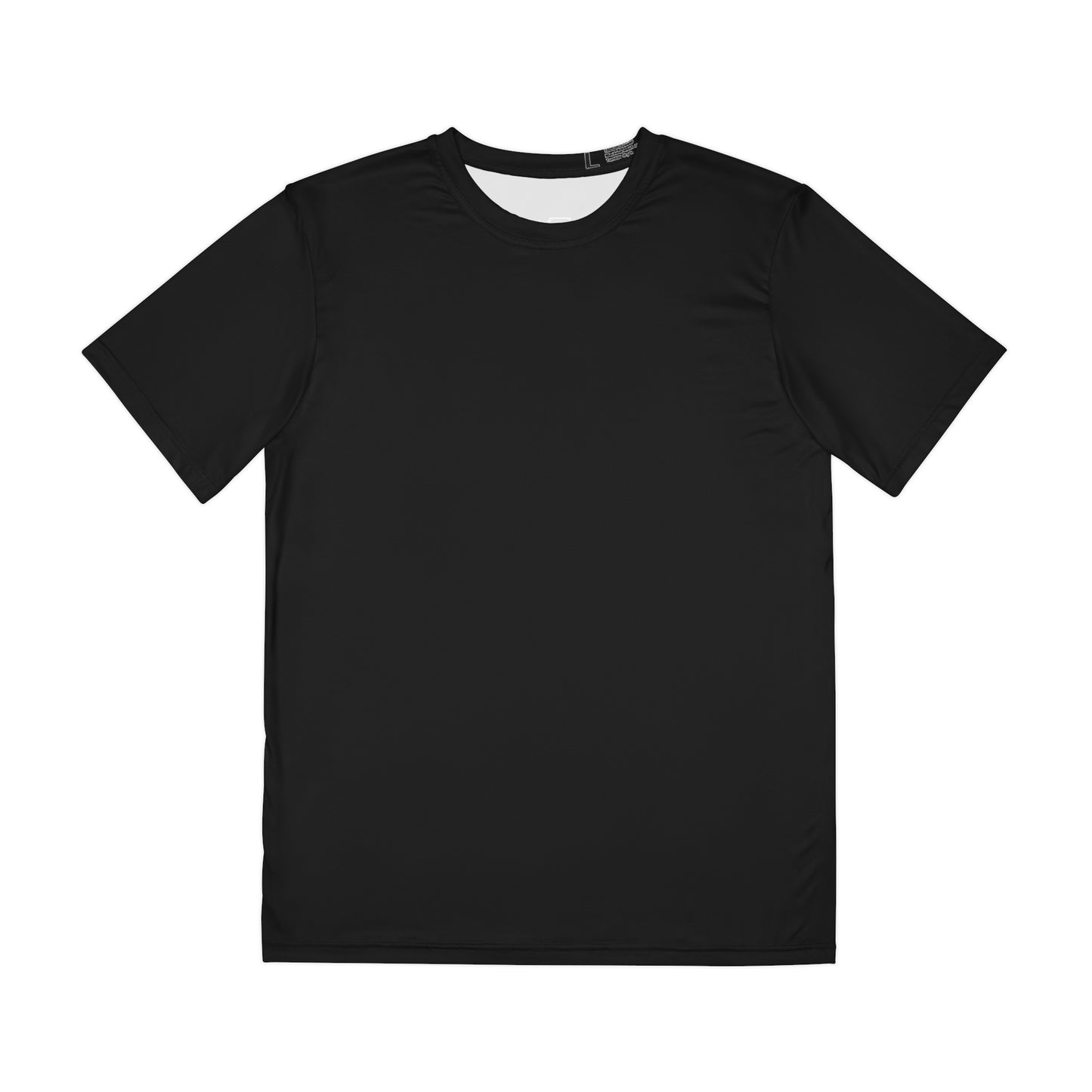 Men's Plain Cyber Black T Shirt