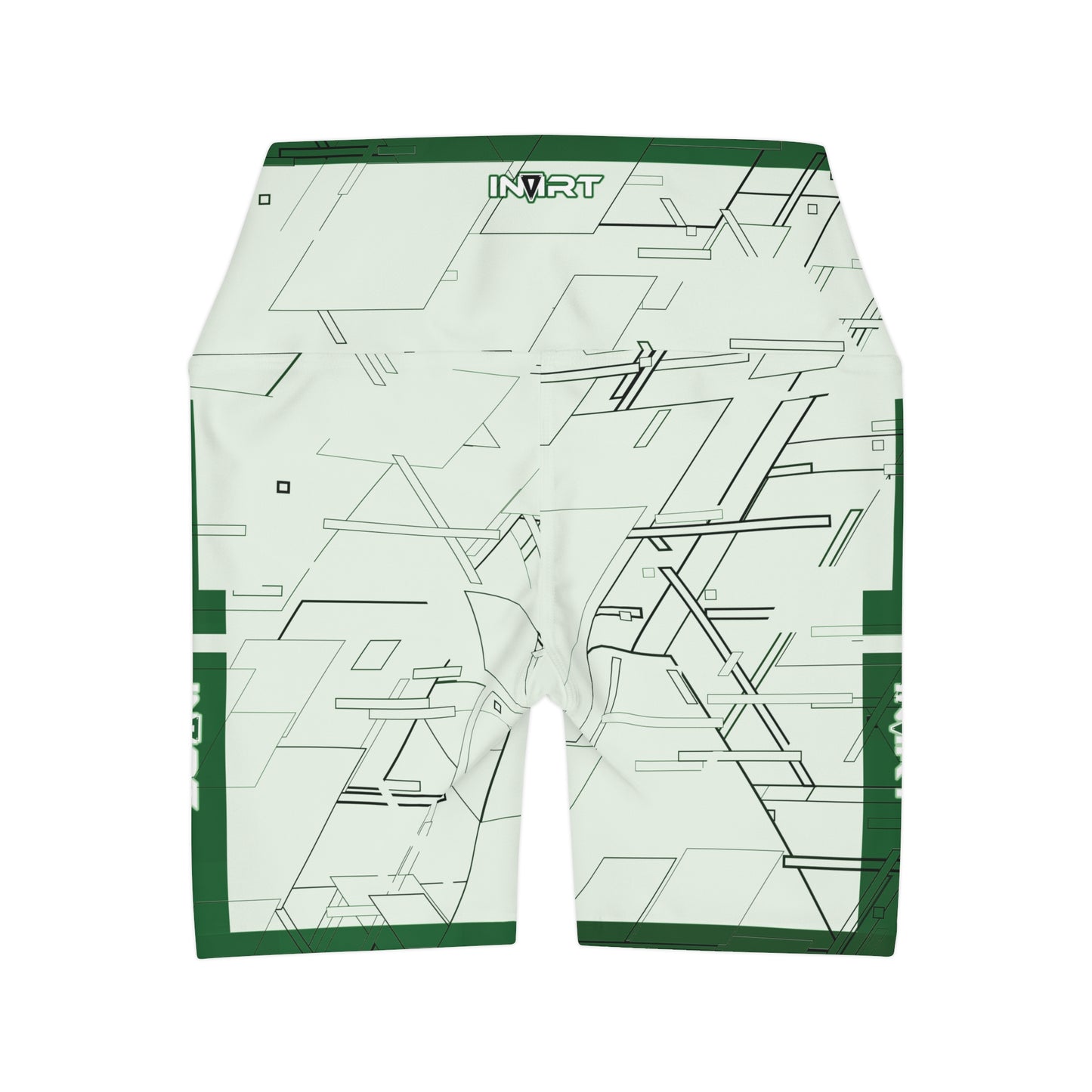 Cyber Green Colorize High Waisted Fitness Shorts