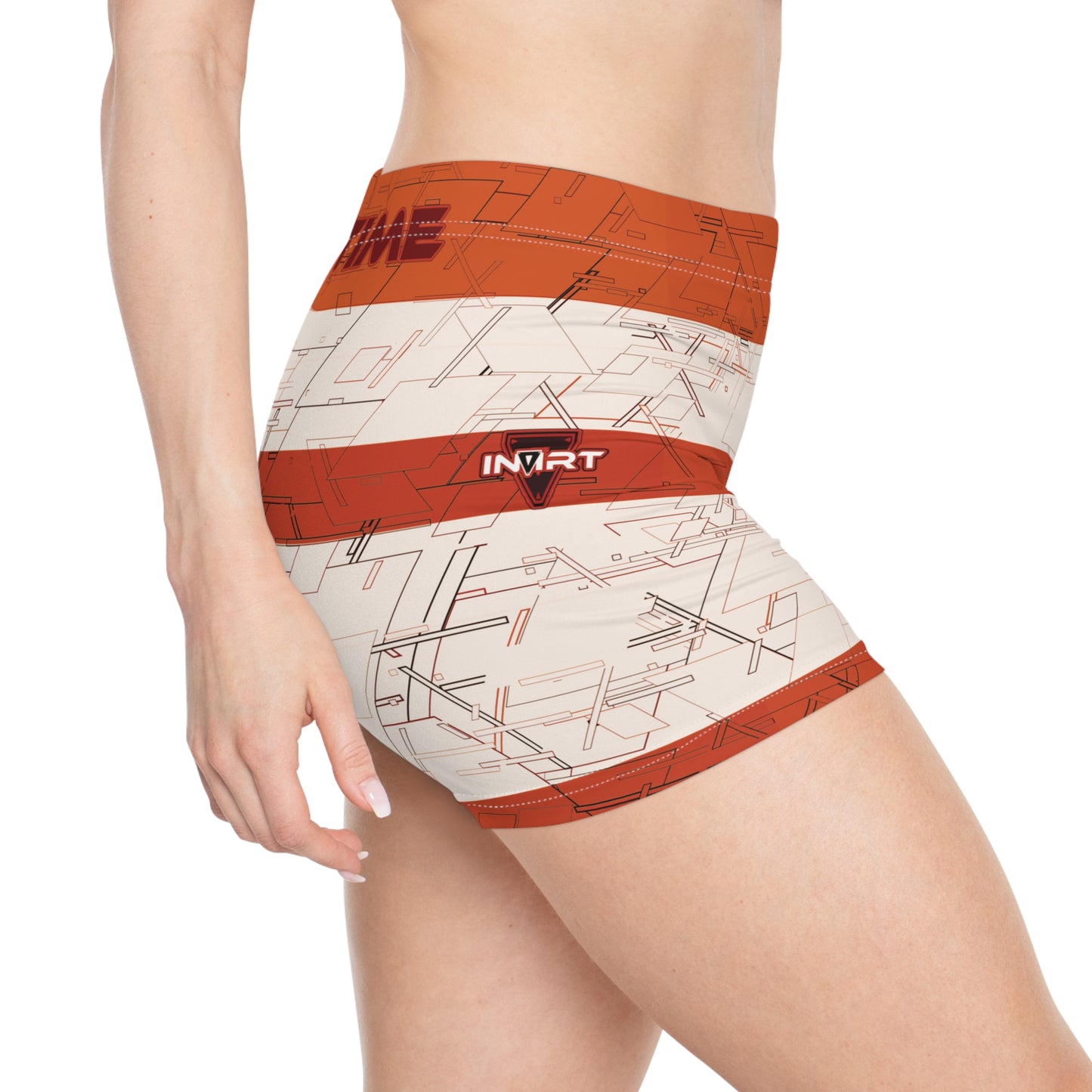 Orange Colorize Fitness Shorts