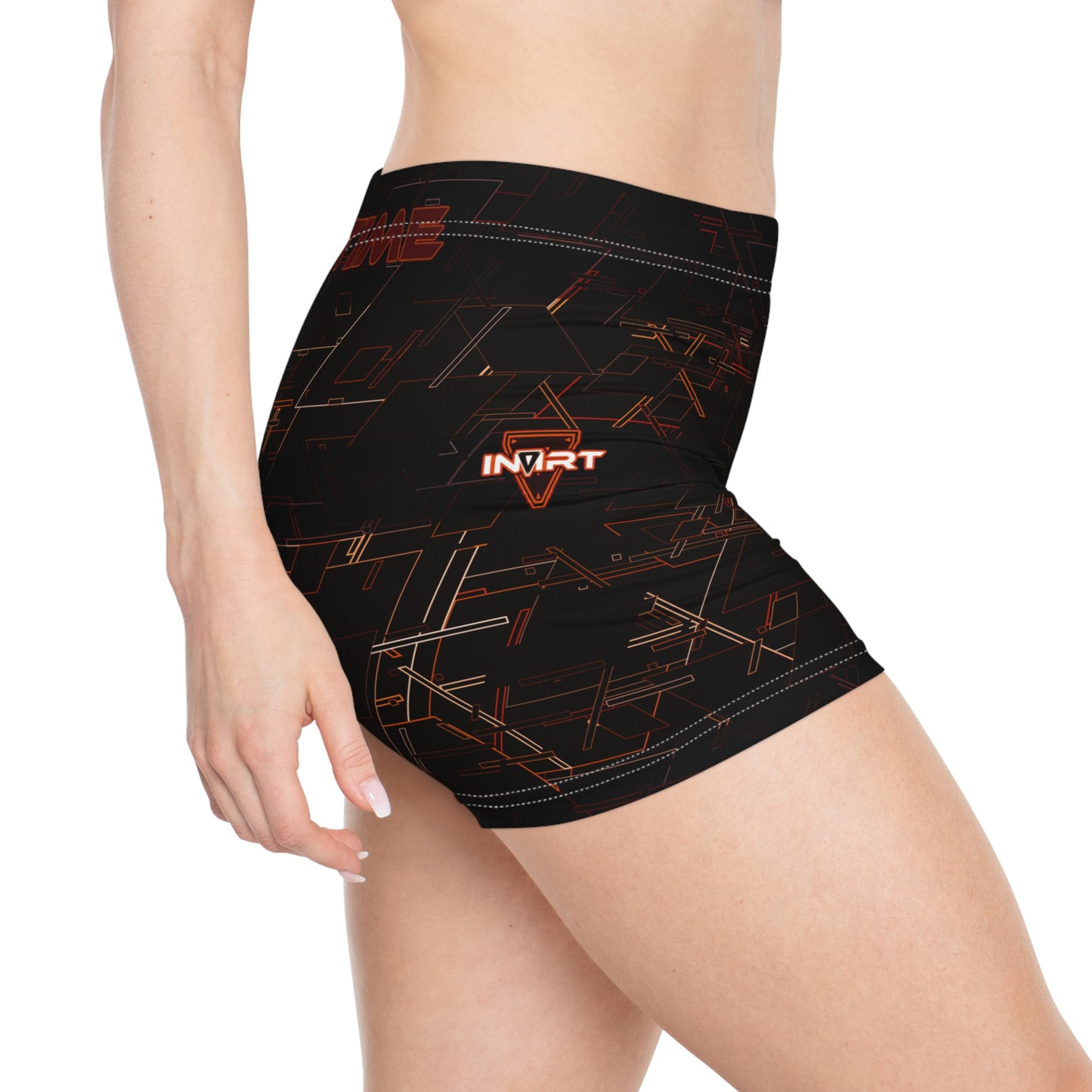 Dark Orange Colorize Fitness Shorts