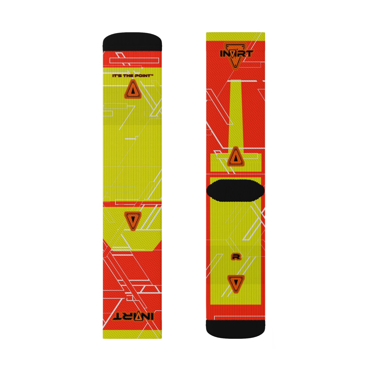 Cyber Orange Socks
