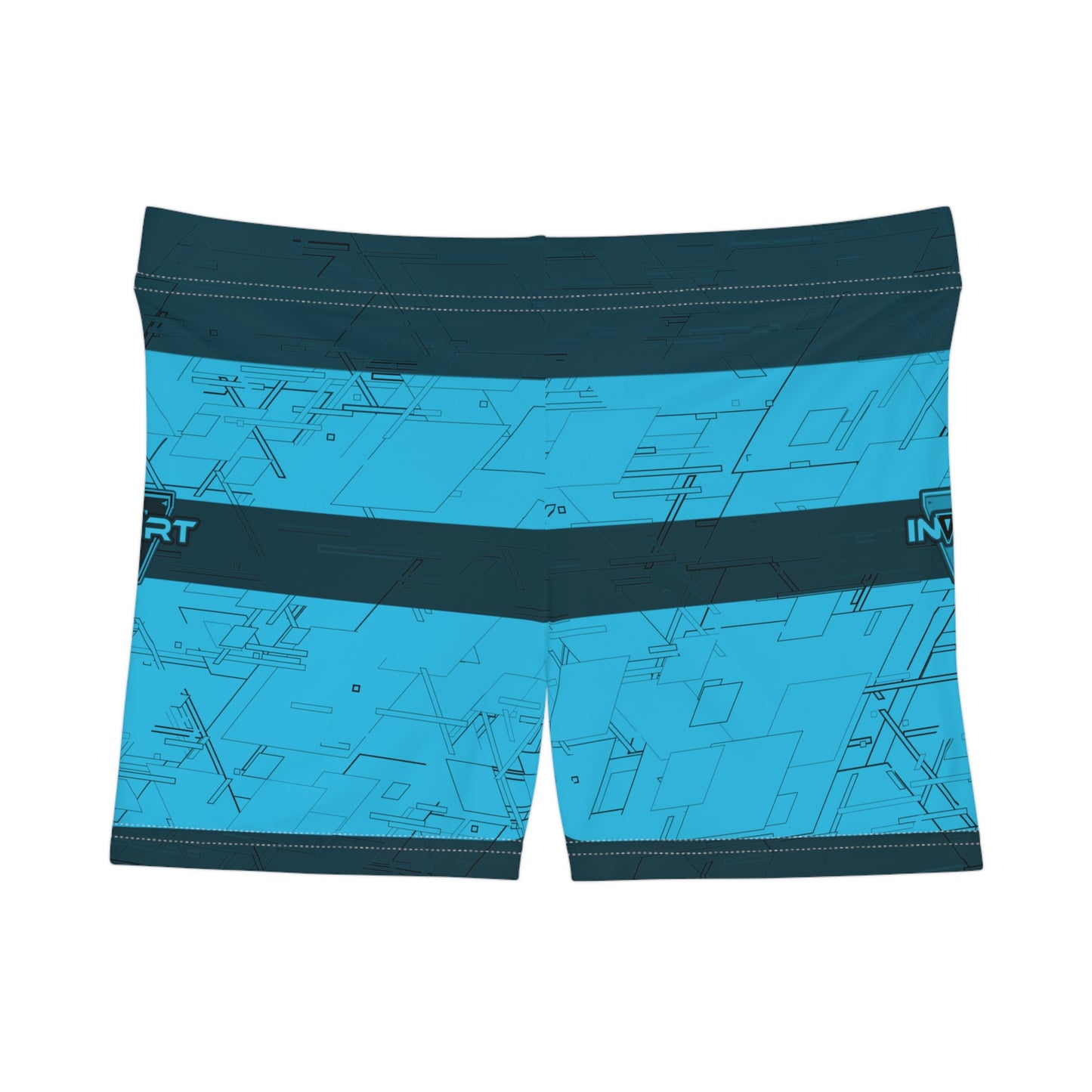 Cyber Blue Fitness Shorts