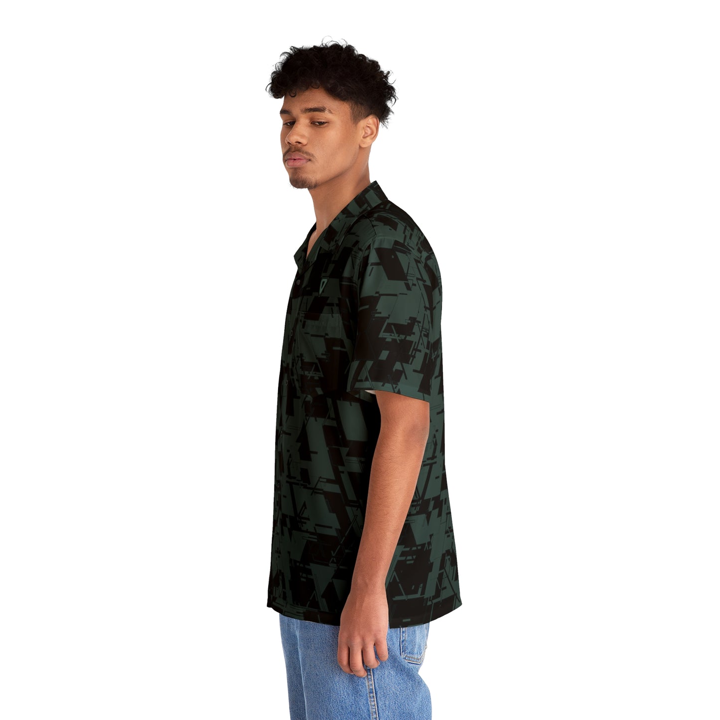 Jungle Cyber-Hawaiian Shirt V2