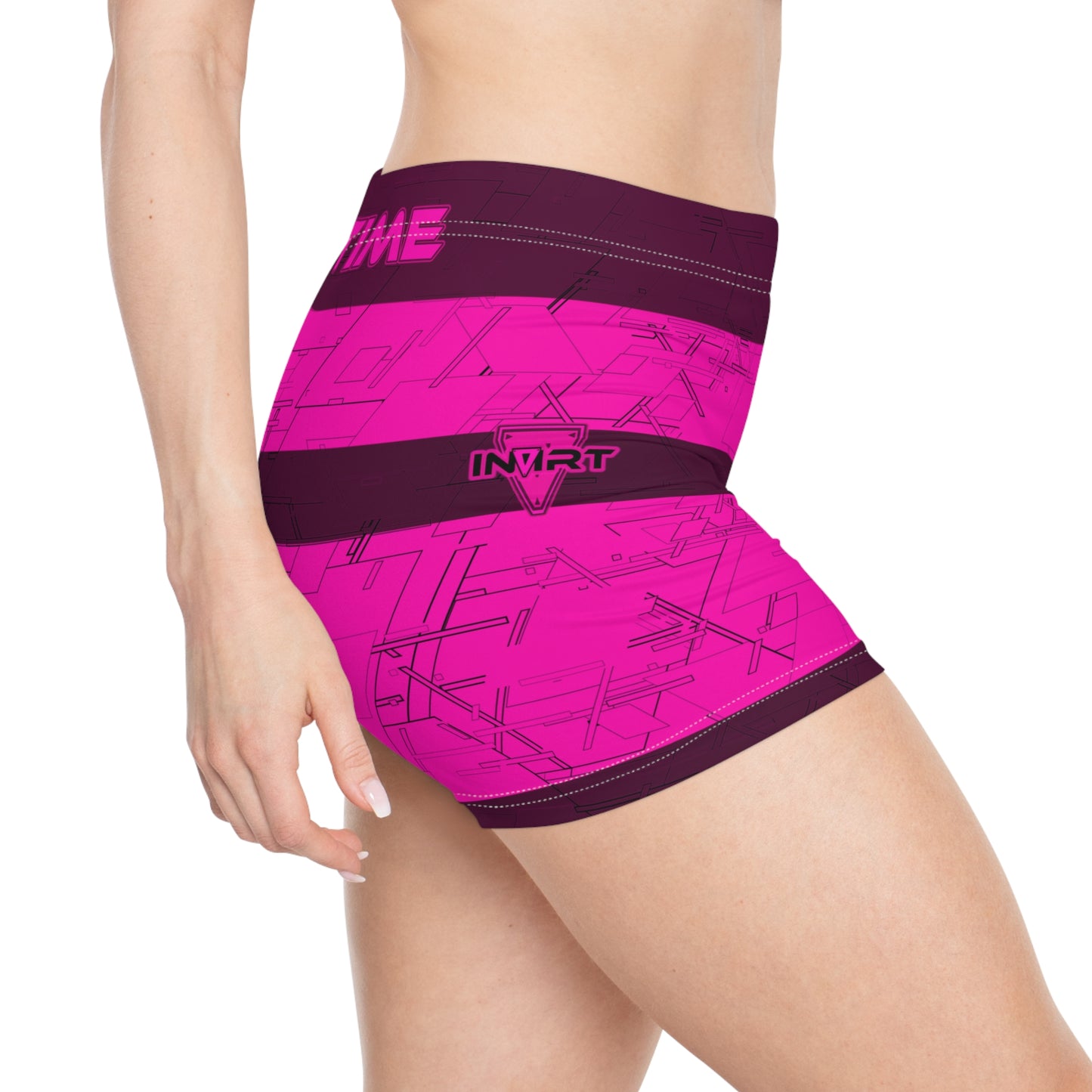 Cyber Pink Fitness Shorts