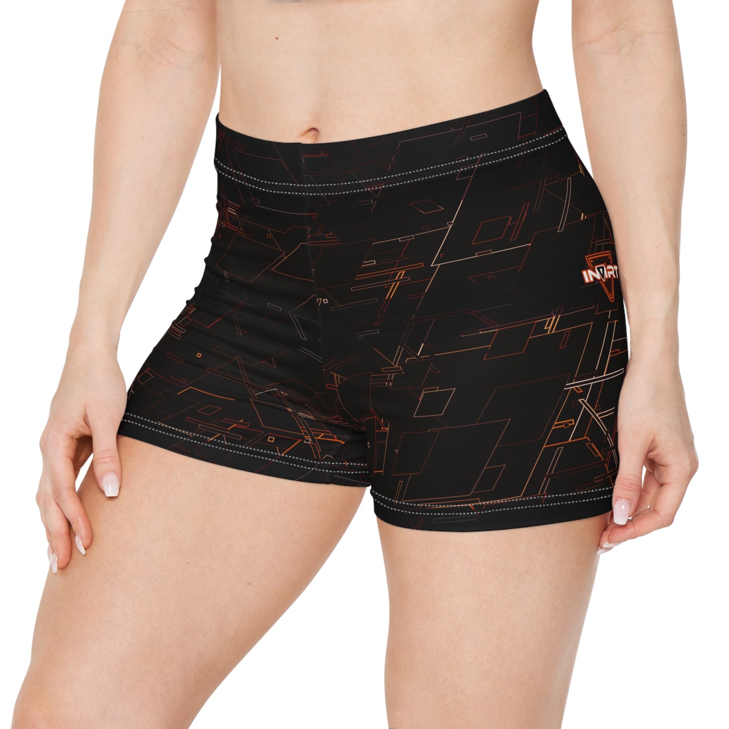 Dark Orange Colorize Fitness Shorts