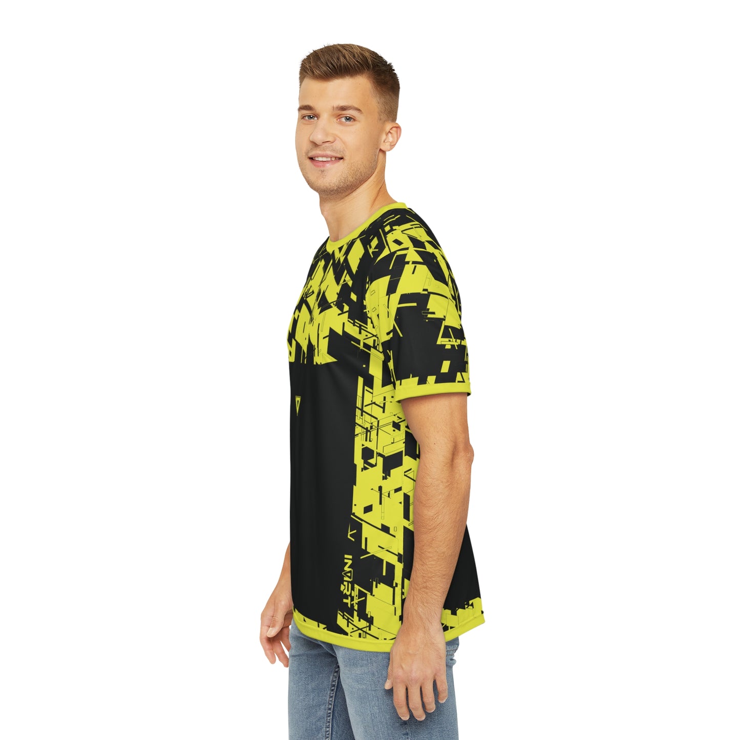 Men's Cyber Line Yellow-Plasma T Shirt V2
