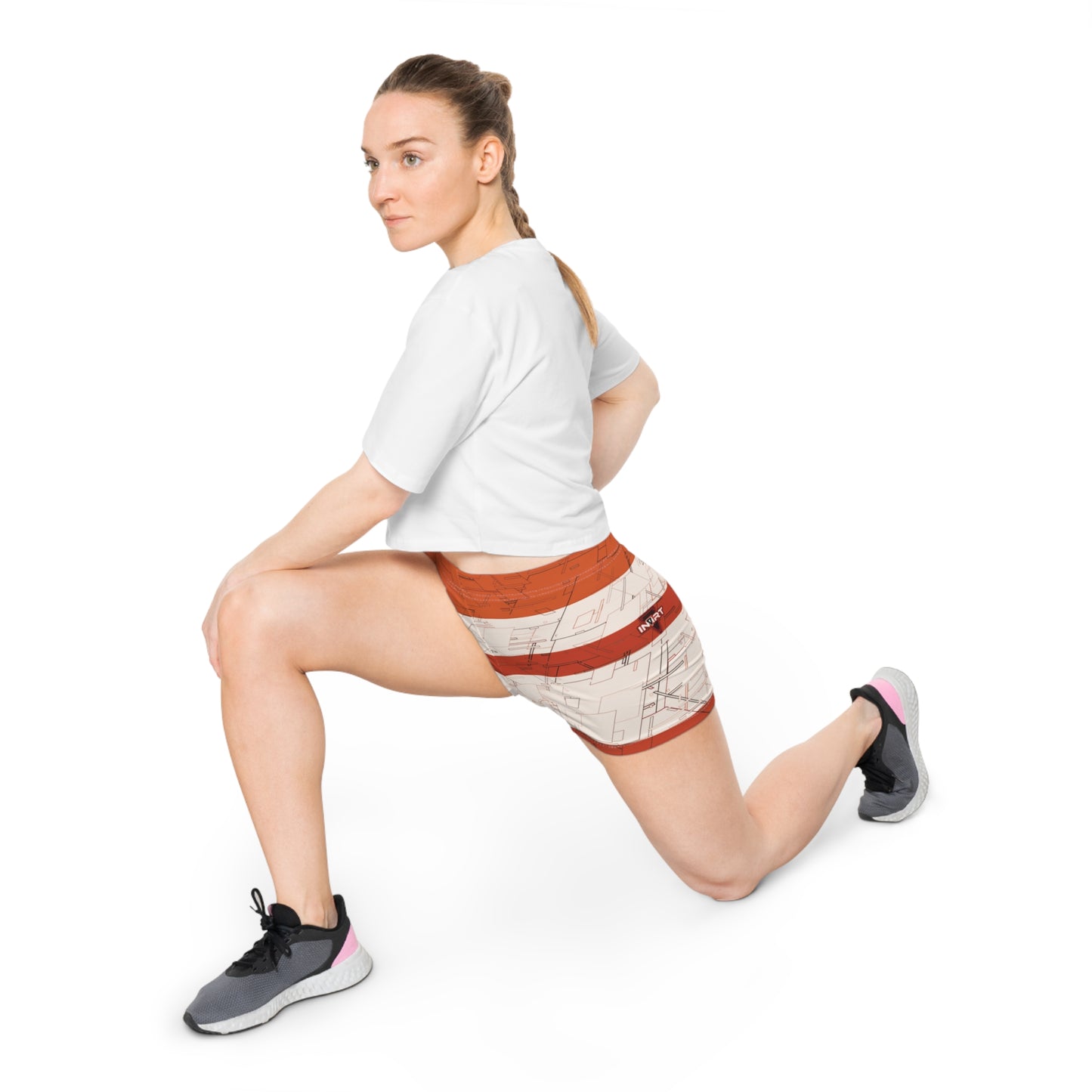 Orange Colorize Fitness Shorts