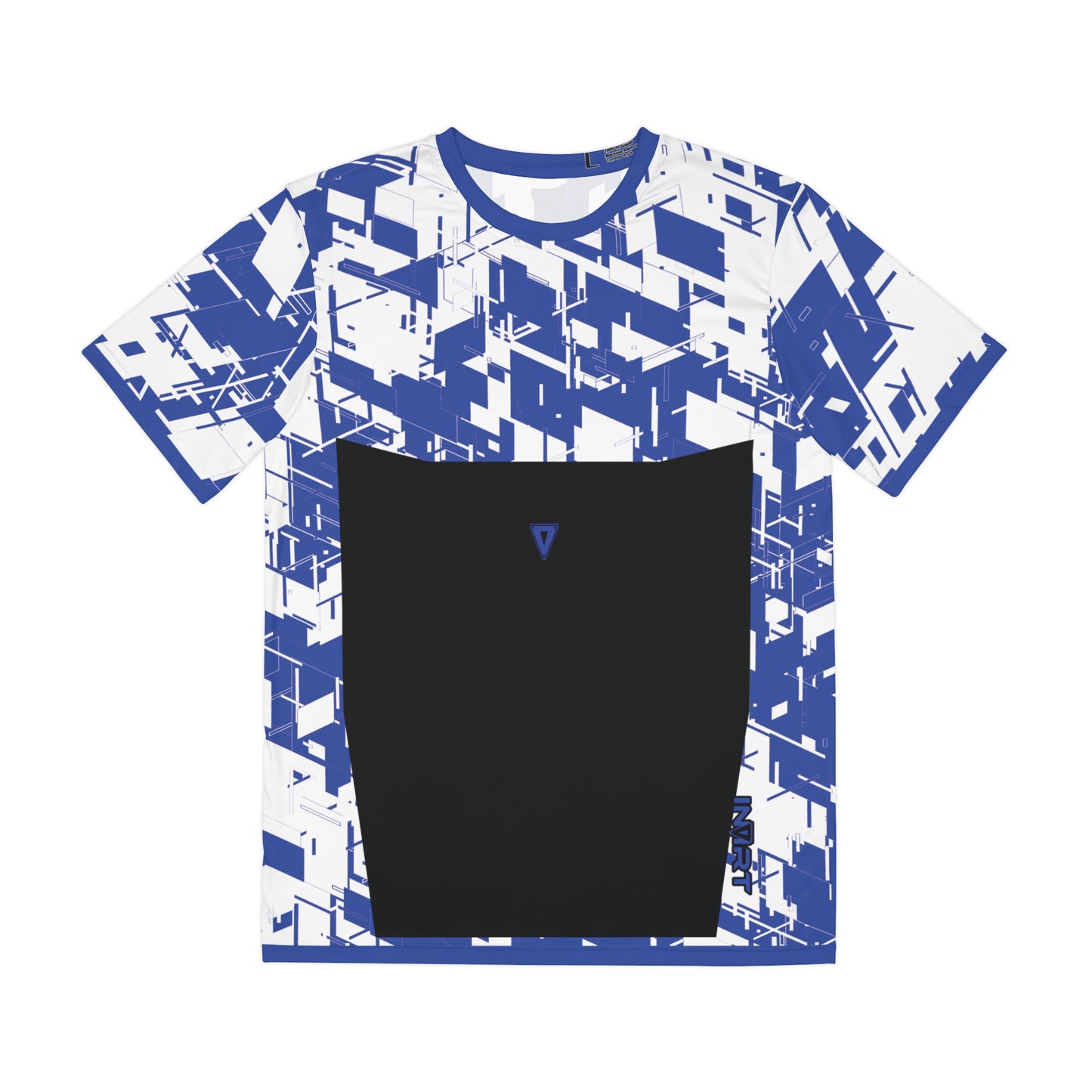Men's Cyber Blue Line T Shirt V2