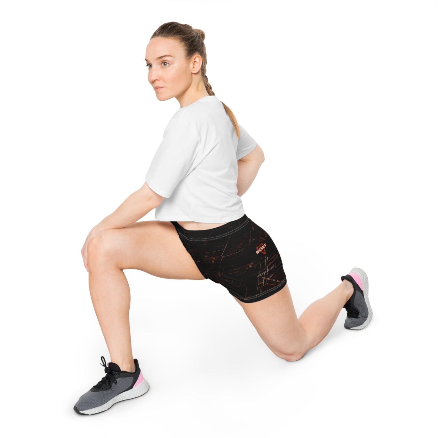 Dark Orange Colorize Fitness Shorts