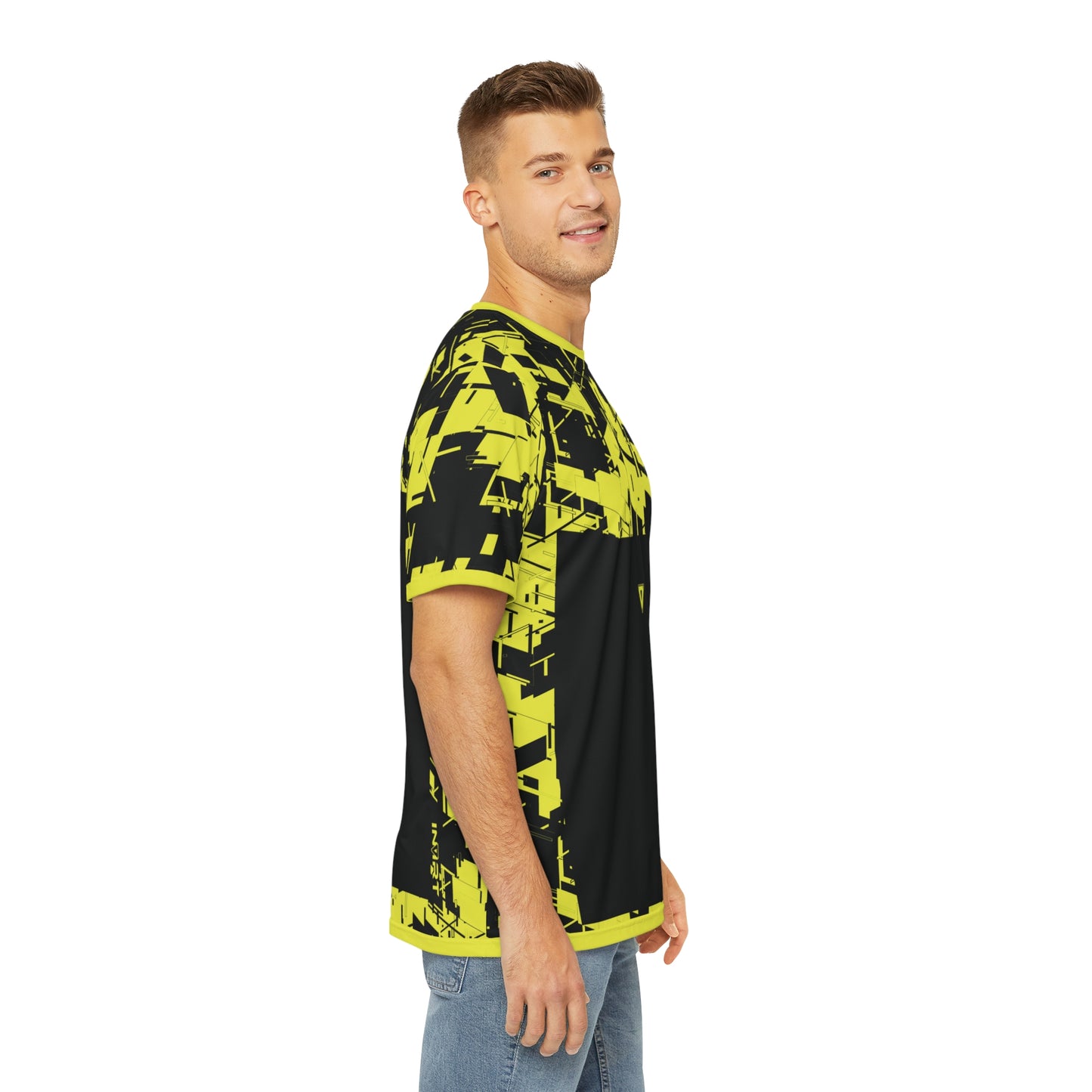 Men's Cyber Line Yellow-Plasma T Shirt V2