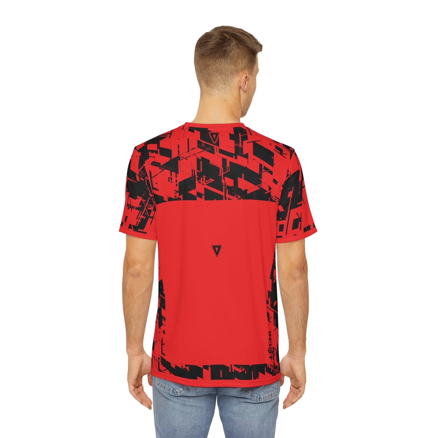 Men's Cyber Line Red T Shirt