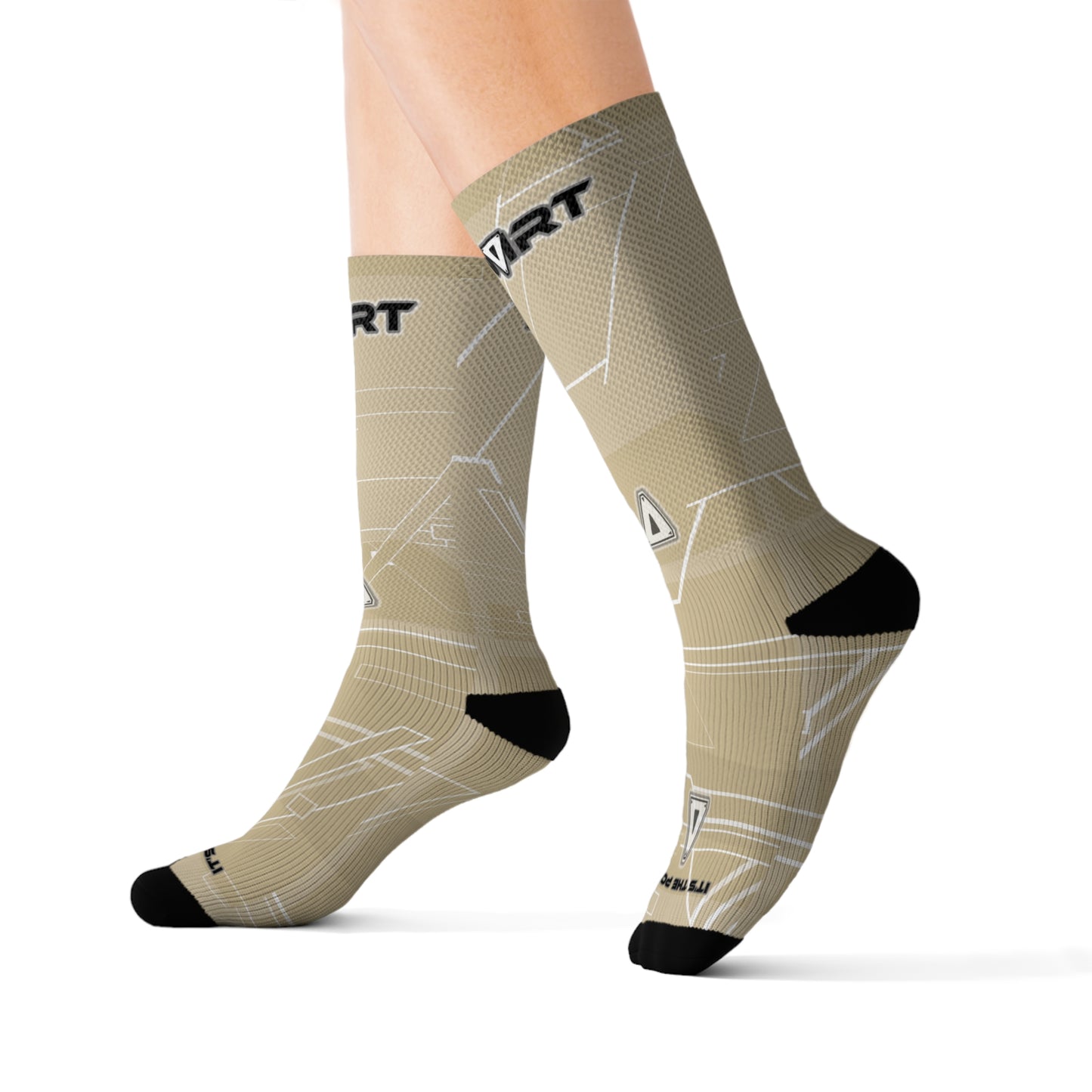 Neutral Beige Socks