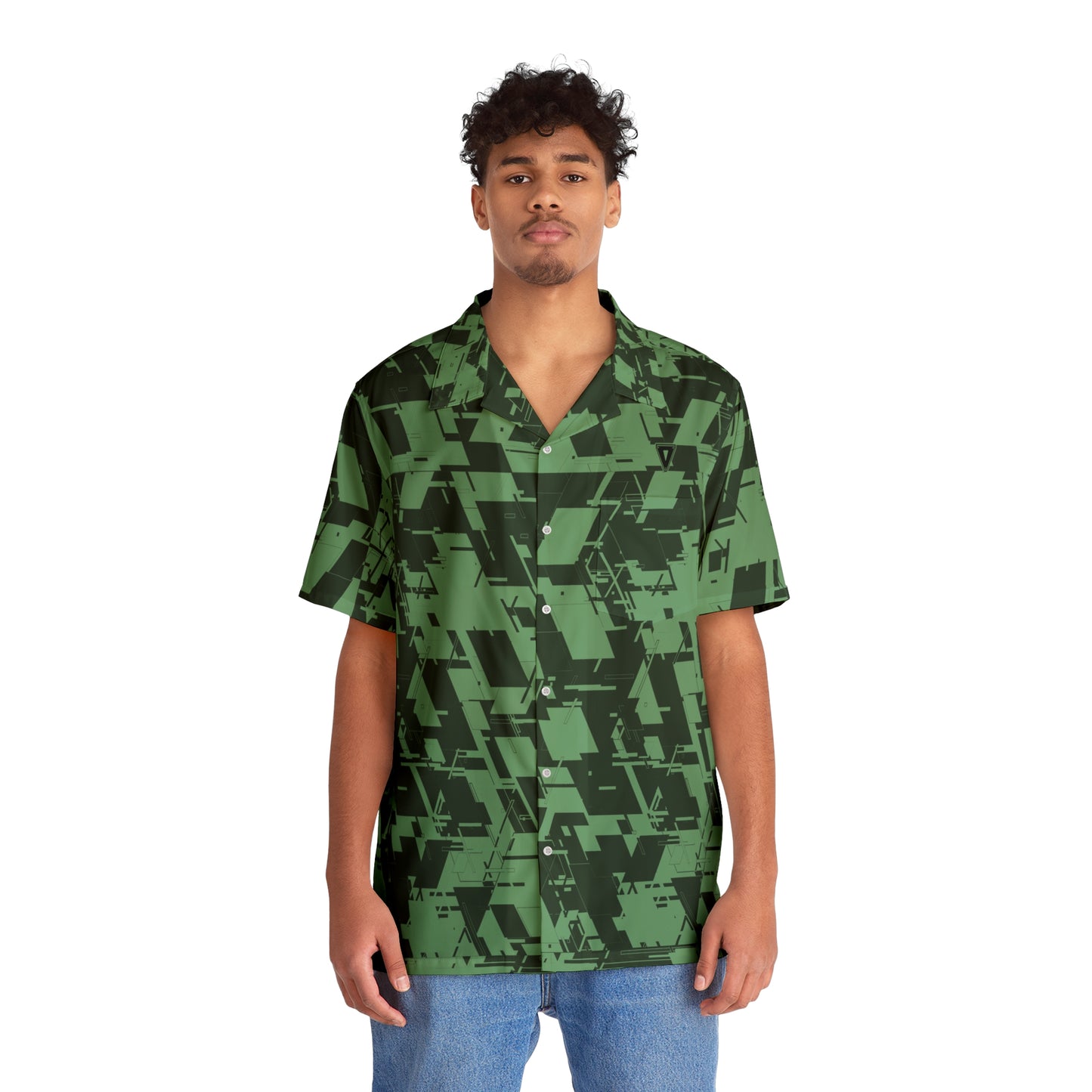 Forest Cyber-Hawaiian Shirt