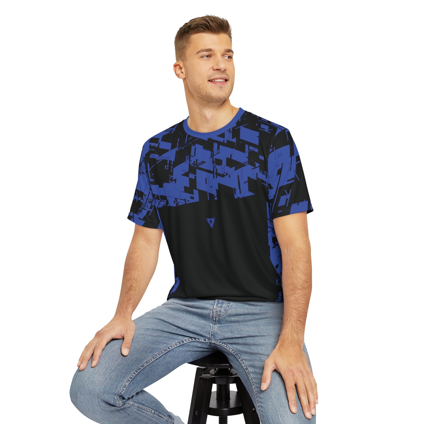 Men's Cyber Blue-Plasma V2 T Shirt