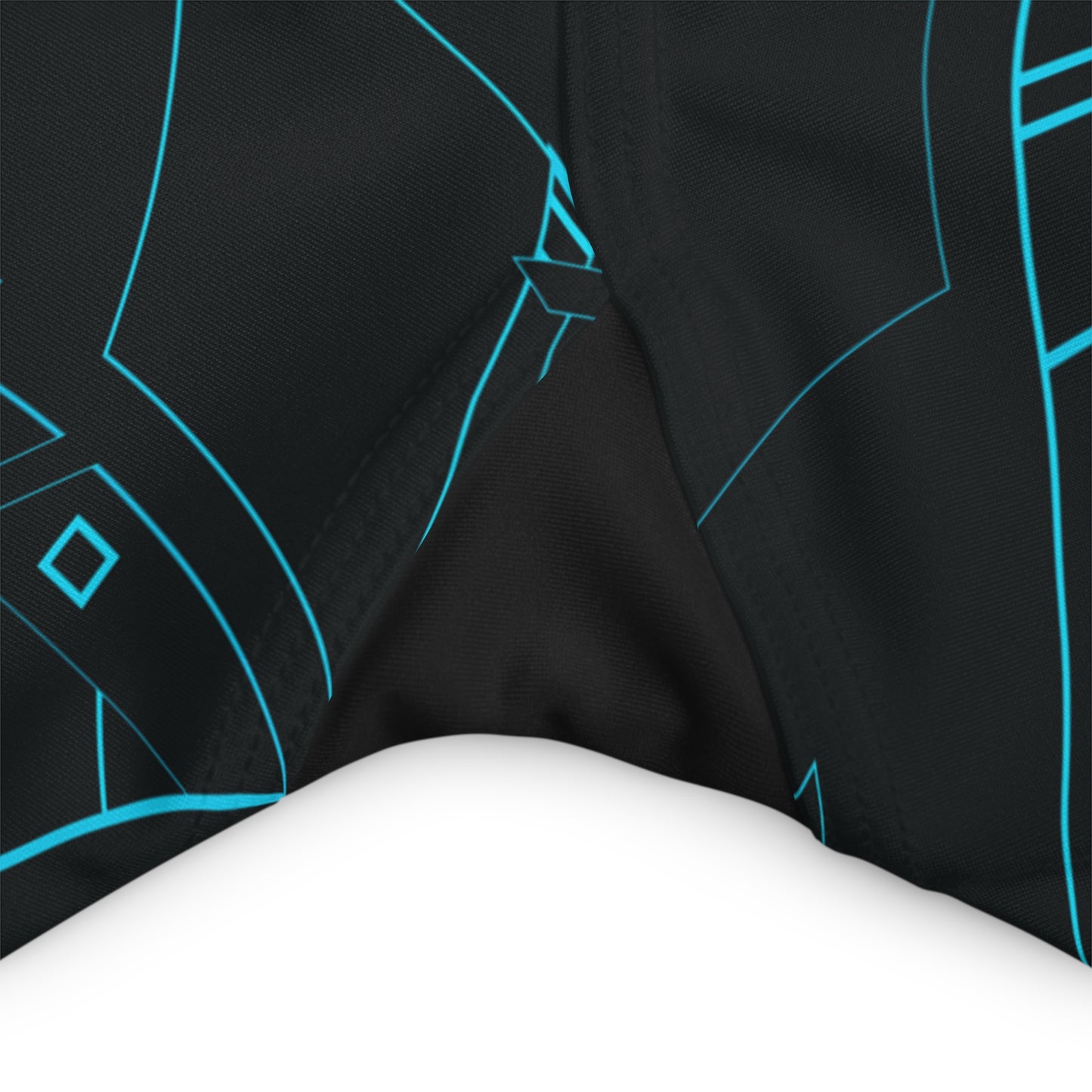 Cyber Blue High Waisted Fitness Shorts v2