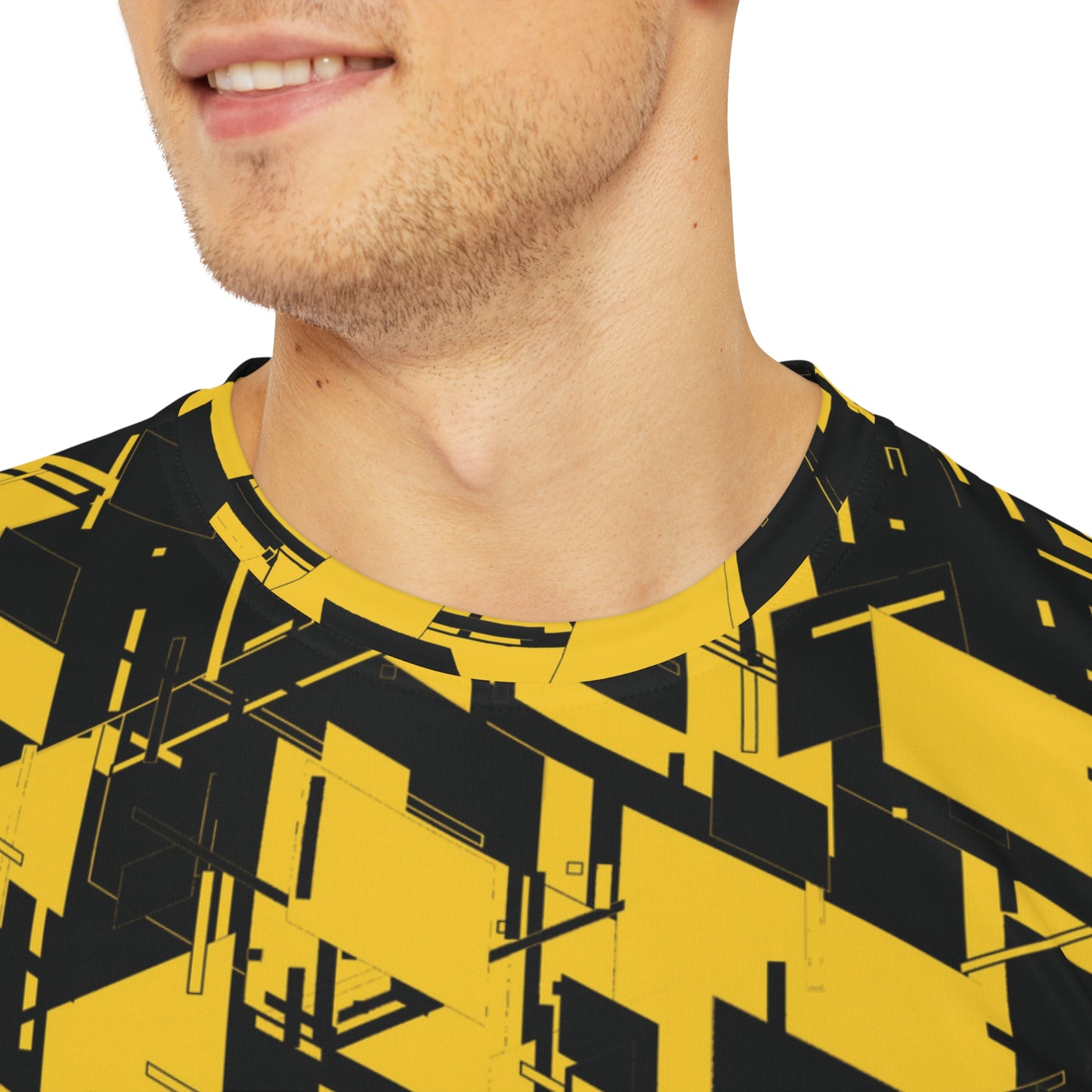 Men's Cyber Yellow T Shirt