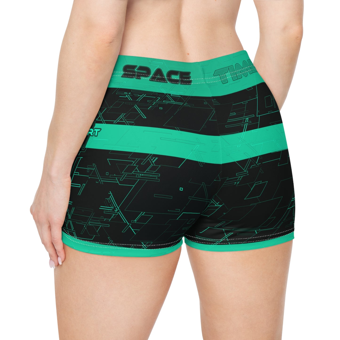 Cyber Teal v2 Fitness Shorts
