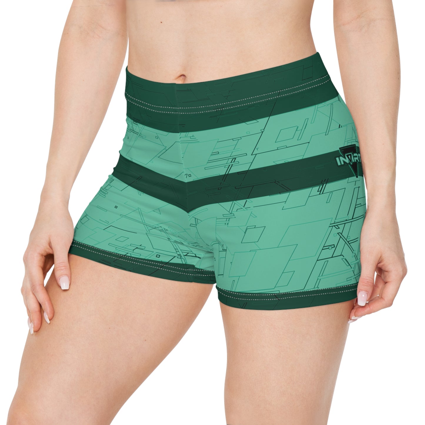 Cyber Teal Fitness Shorts