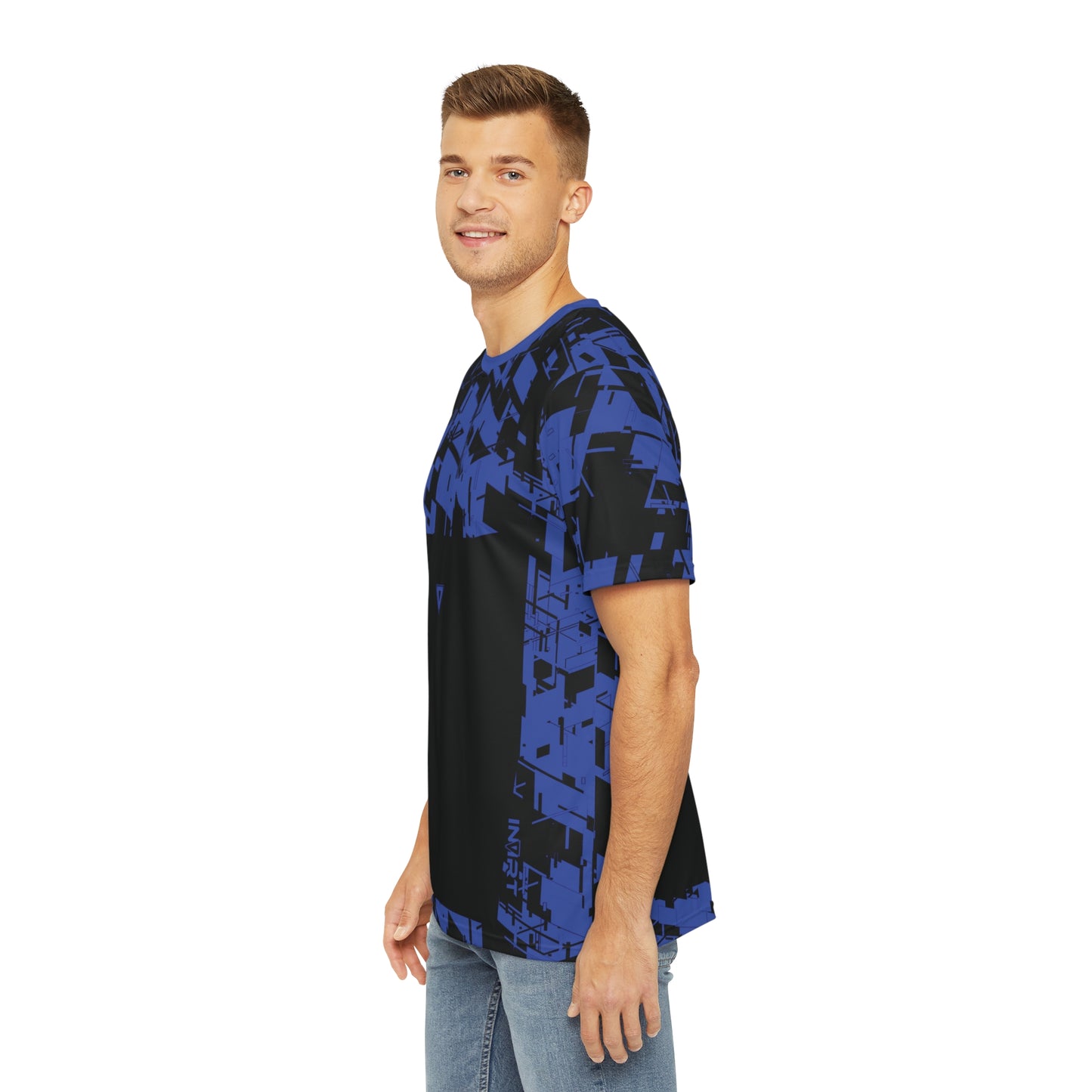 Men's Cyber Blue-Plasma V2 T Shirt