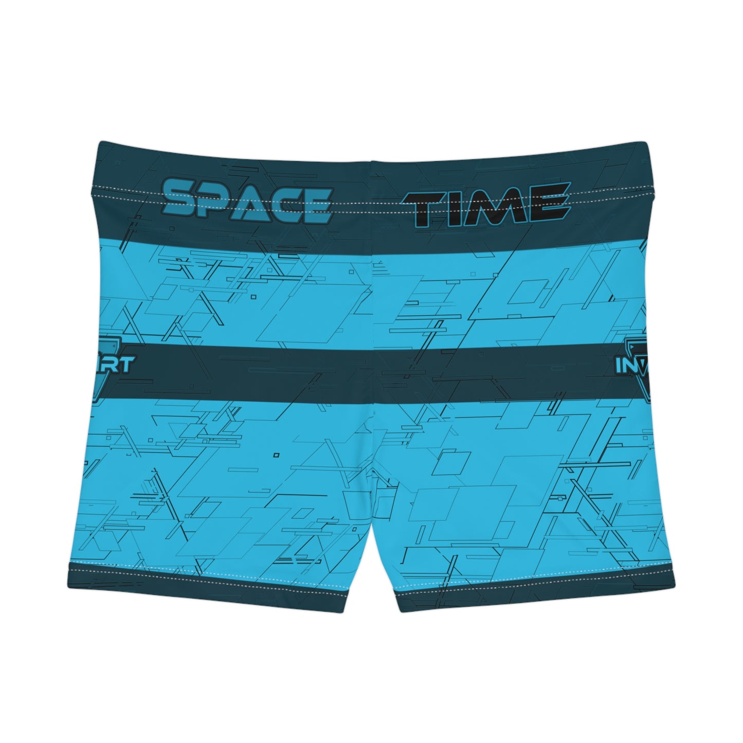 Cyber Blue Fitness Shorts