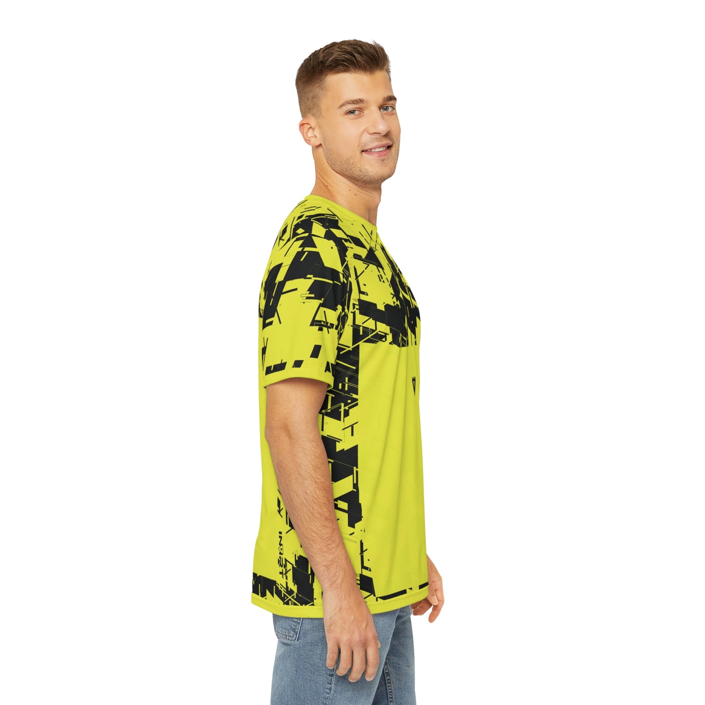 Men's Cyber Line Yellow-Plasma T Shirt