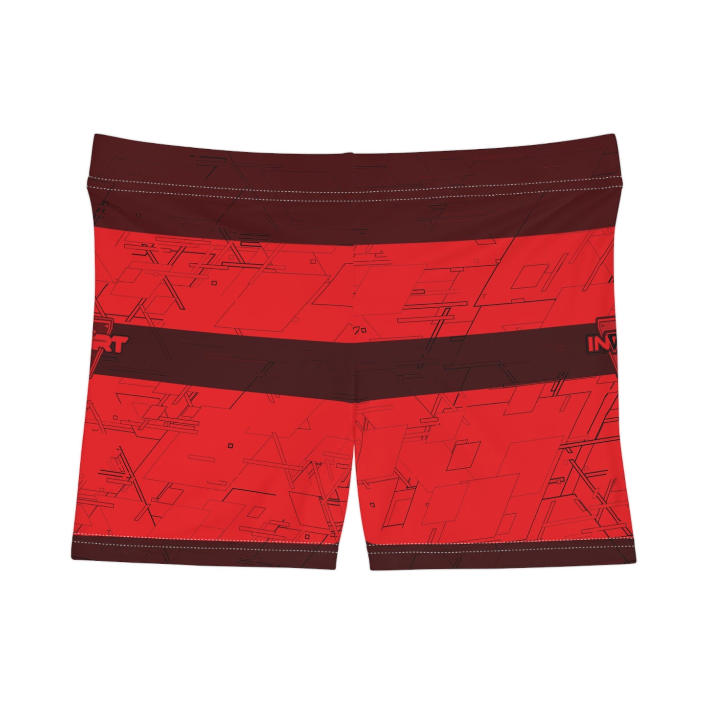 Cyber Red Fitness Shorts