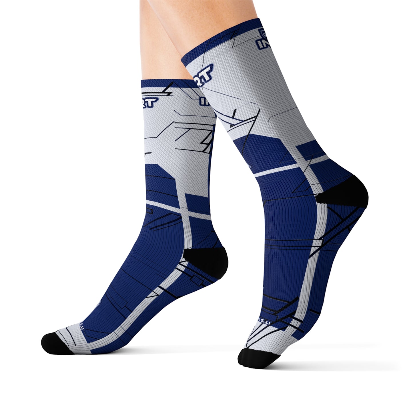 Blue Colorize Cyber Socks