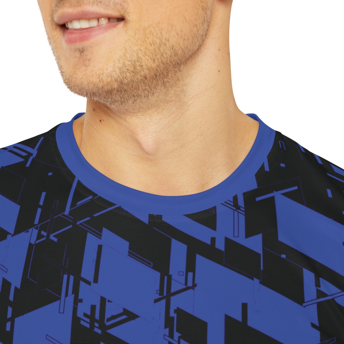 Men's Cyber Line Blue-Plasma V2 T Shirt