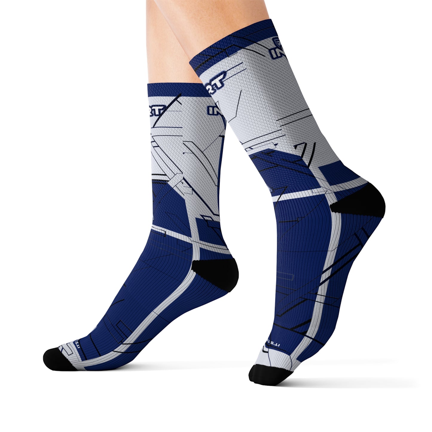 Blue Colorize Cyber Socks