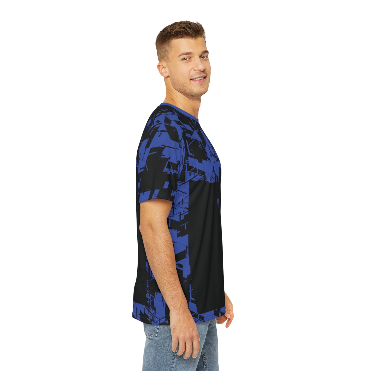 Men's Cyber Blue-Plasma V2 T Shirt