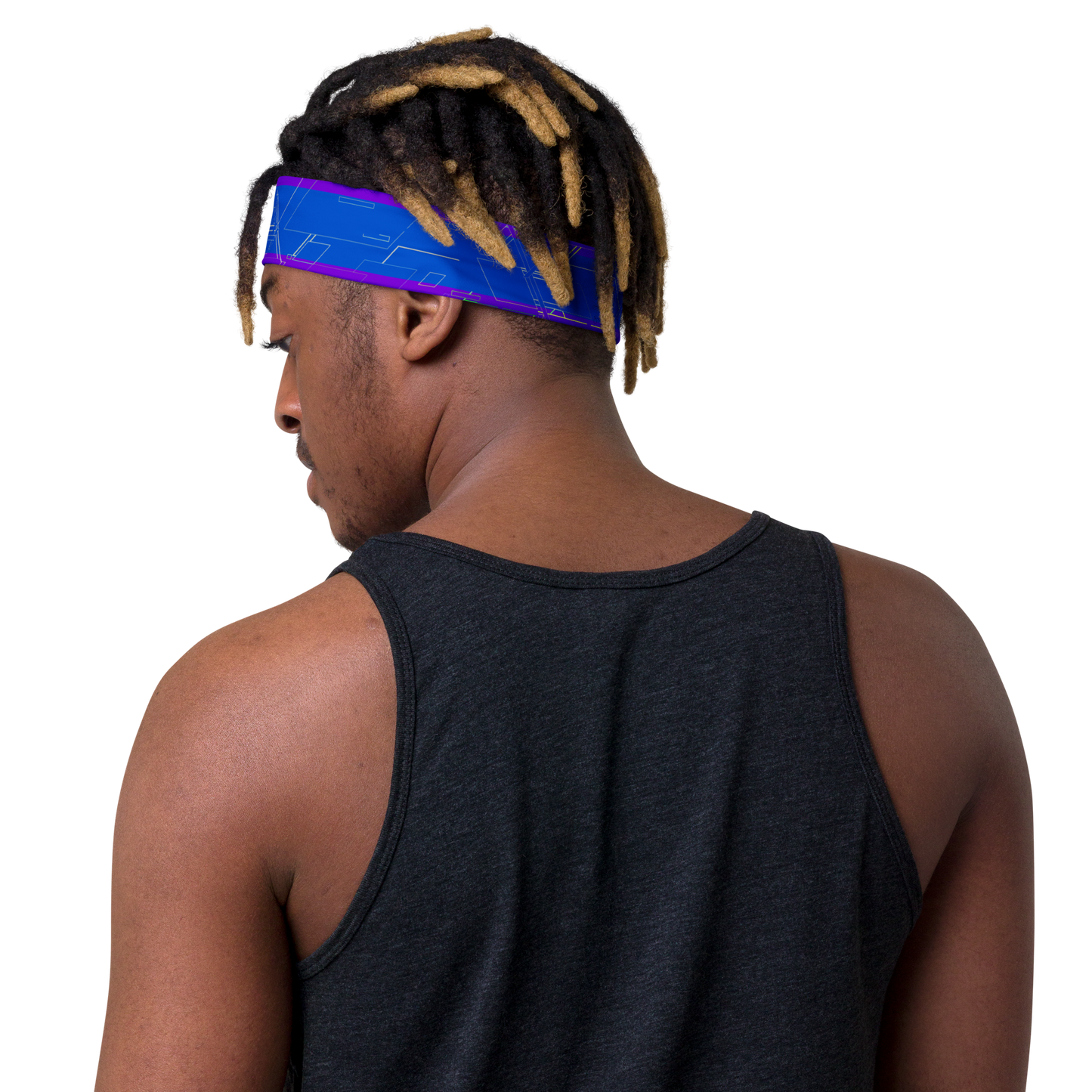 Cyber Blue-Plasma Headband
