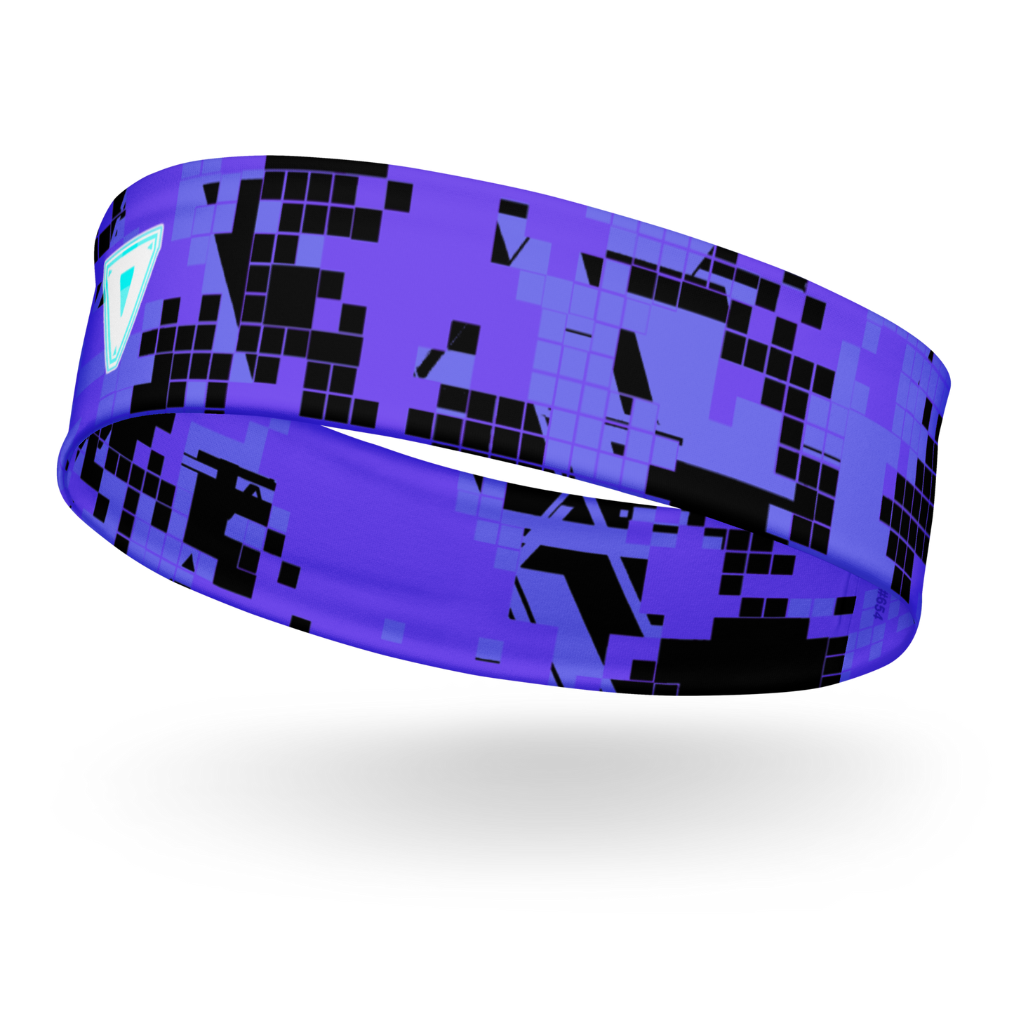 Cyber Purple Pixel Headband