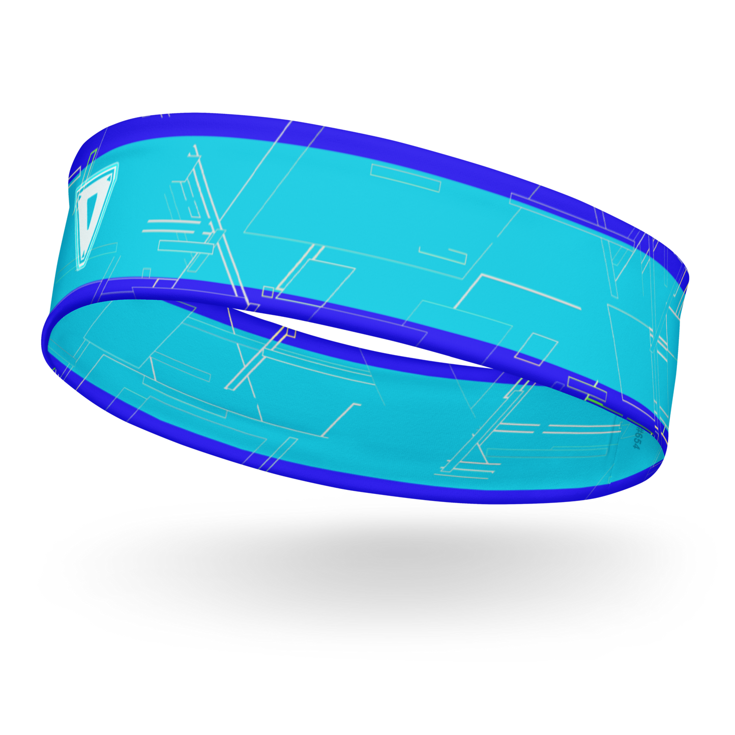 Cyber Blue Headband