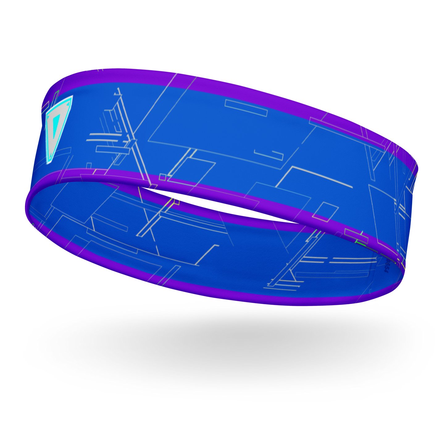 Cyber Blue-Plasma Headband