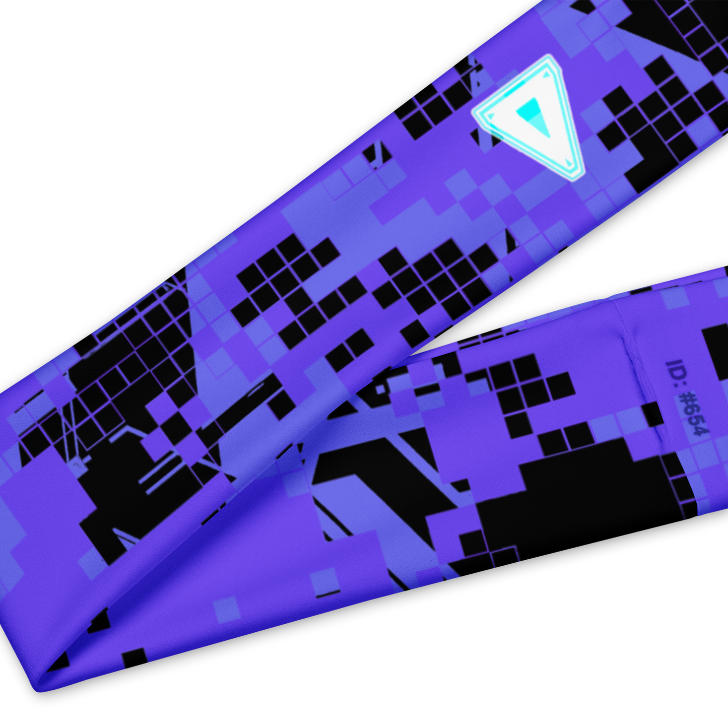 Cyber Purple Pixel Headband