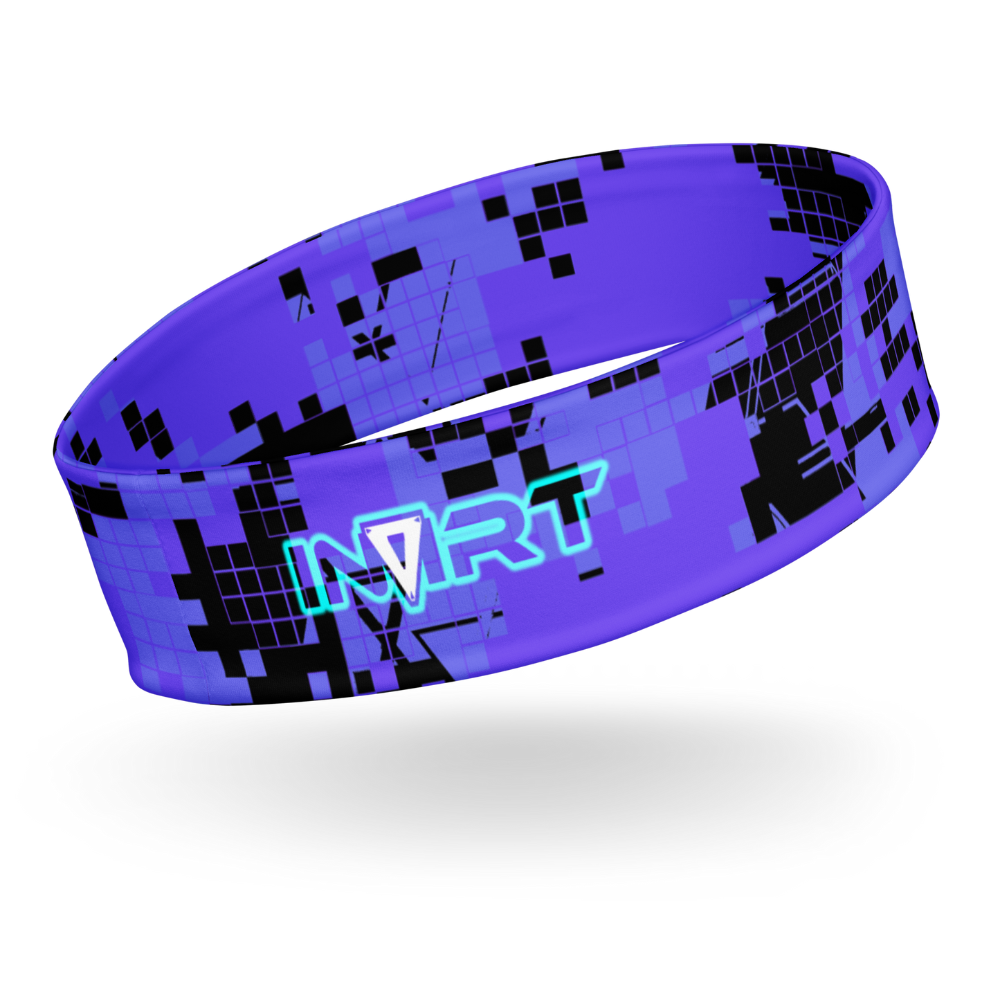 Cyber Purple Pixel Headband