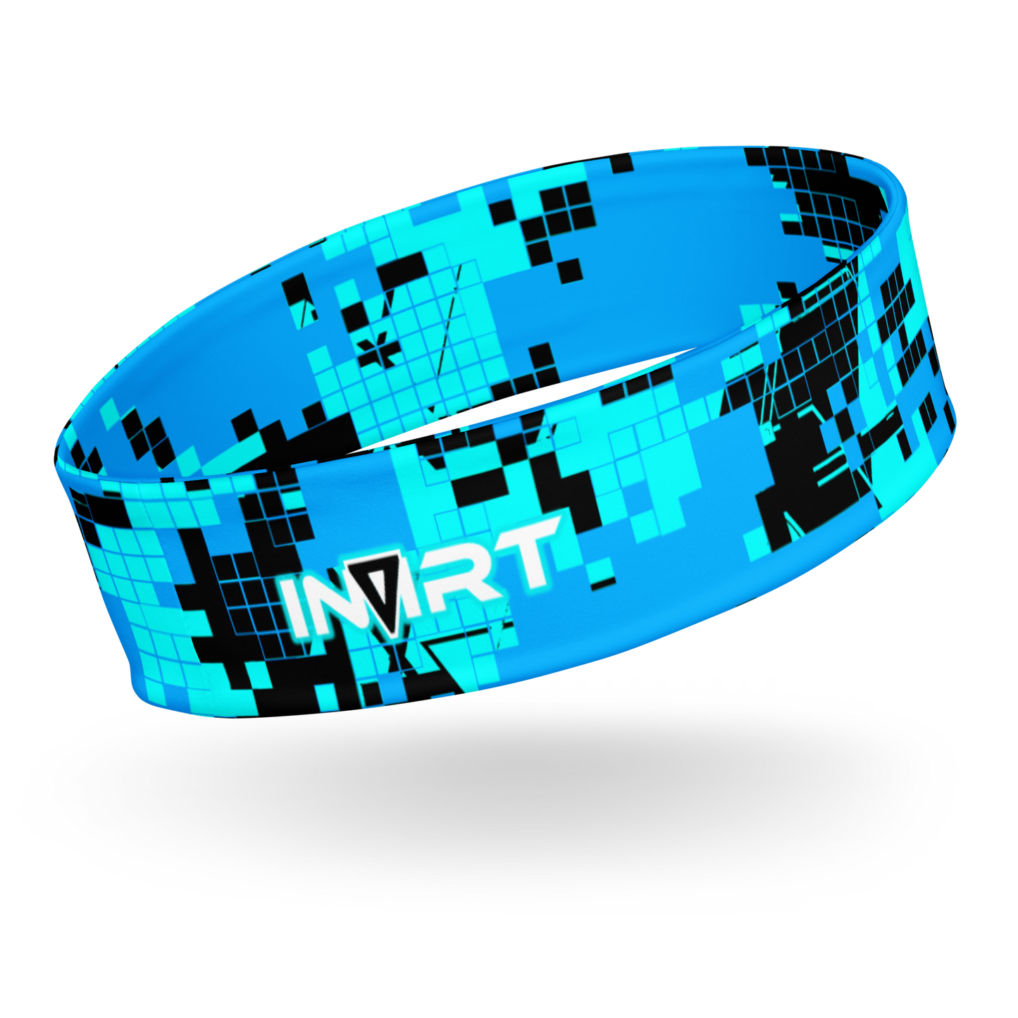 Cyber Teal Pixel Headband