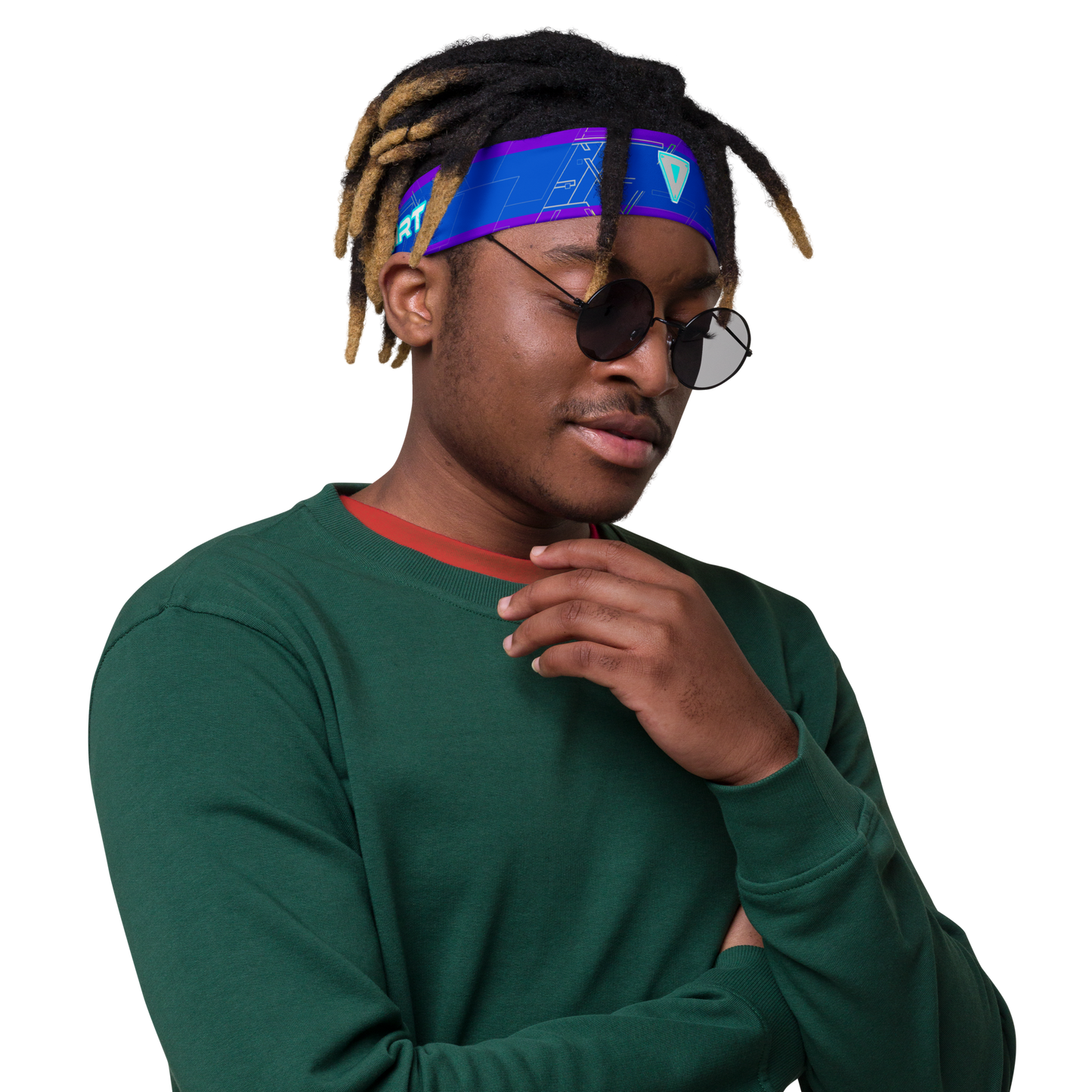 Cyber Blue-Plasma Headband