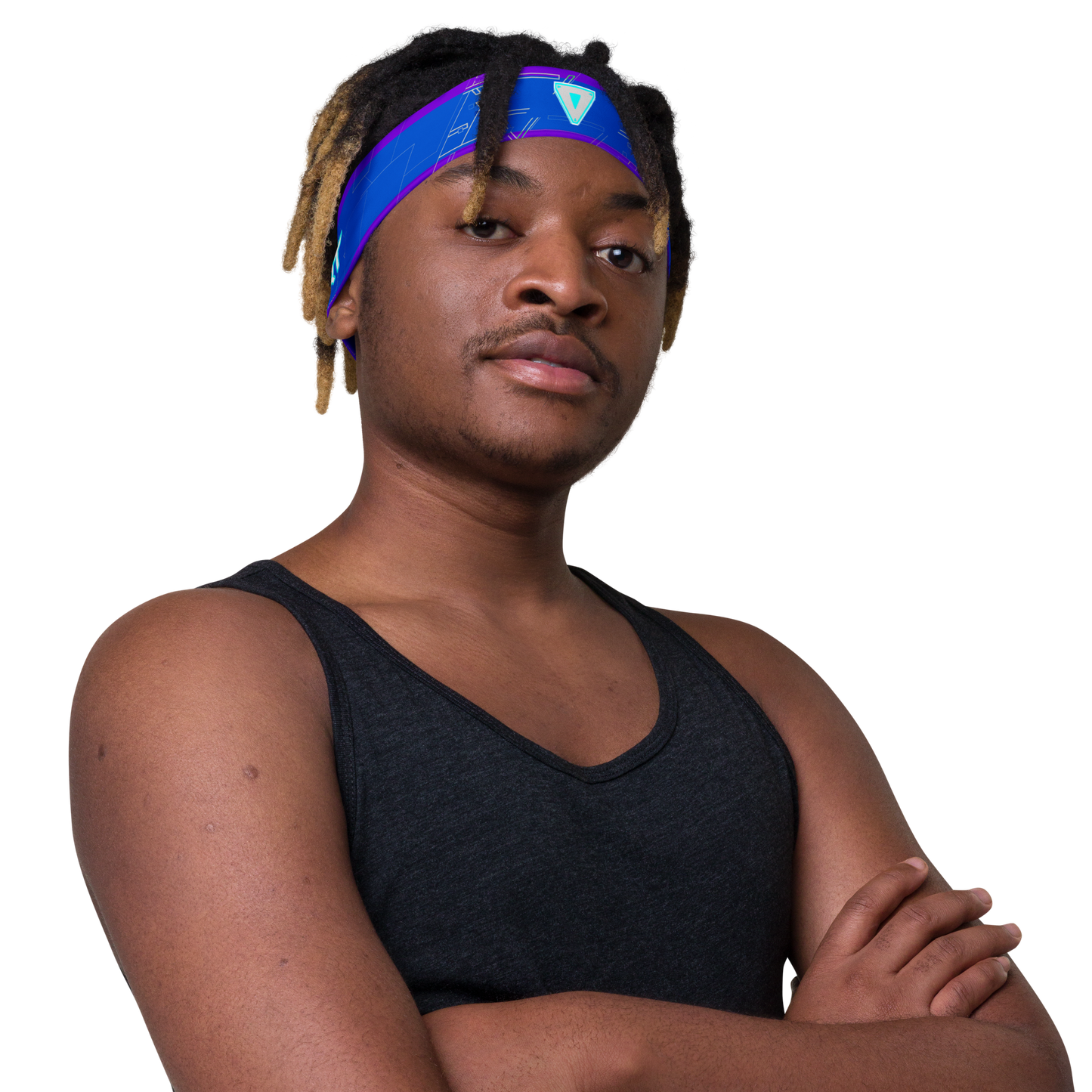 Cyber Blue-Plasma Headband
