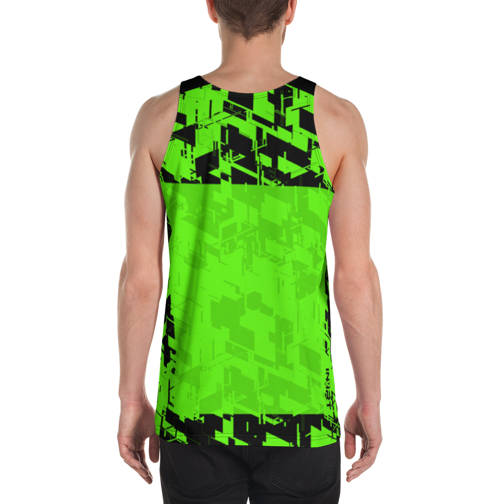 Men's Cyber Green Tank Top