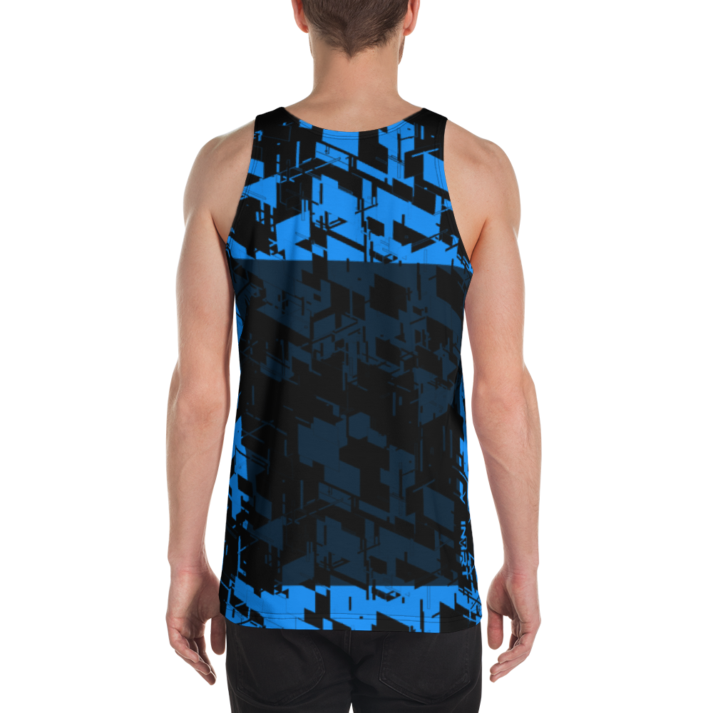 Men's Cyber Blue-Plasma V2 Tank Top