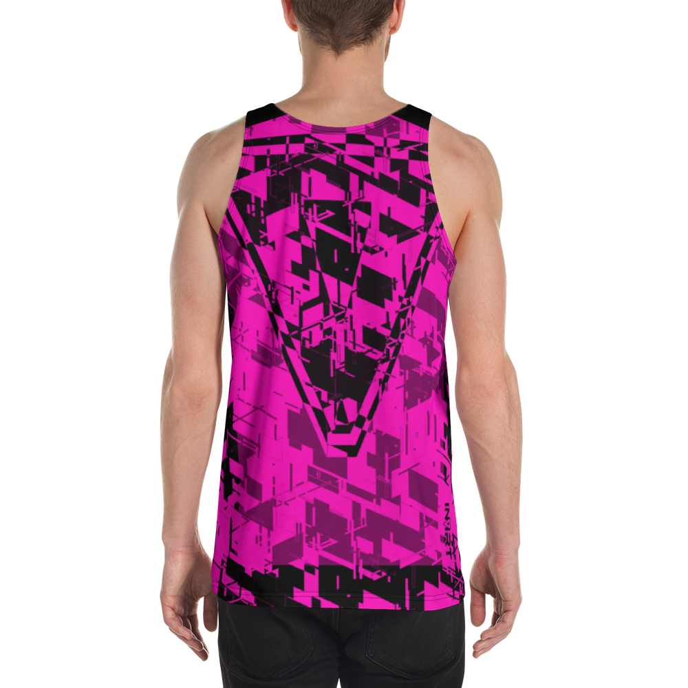 Men's Cyber Pink VBack Tank Top